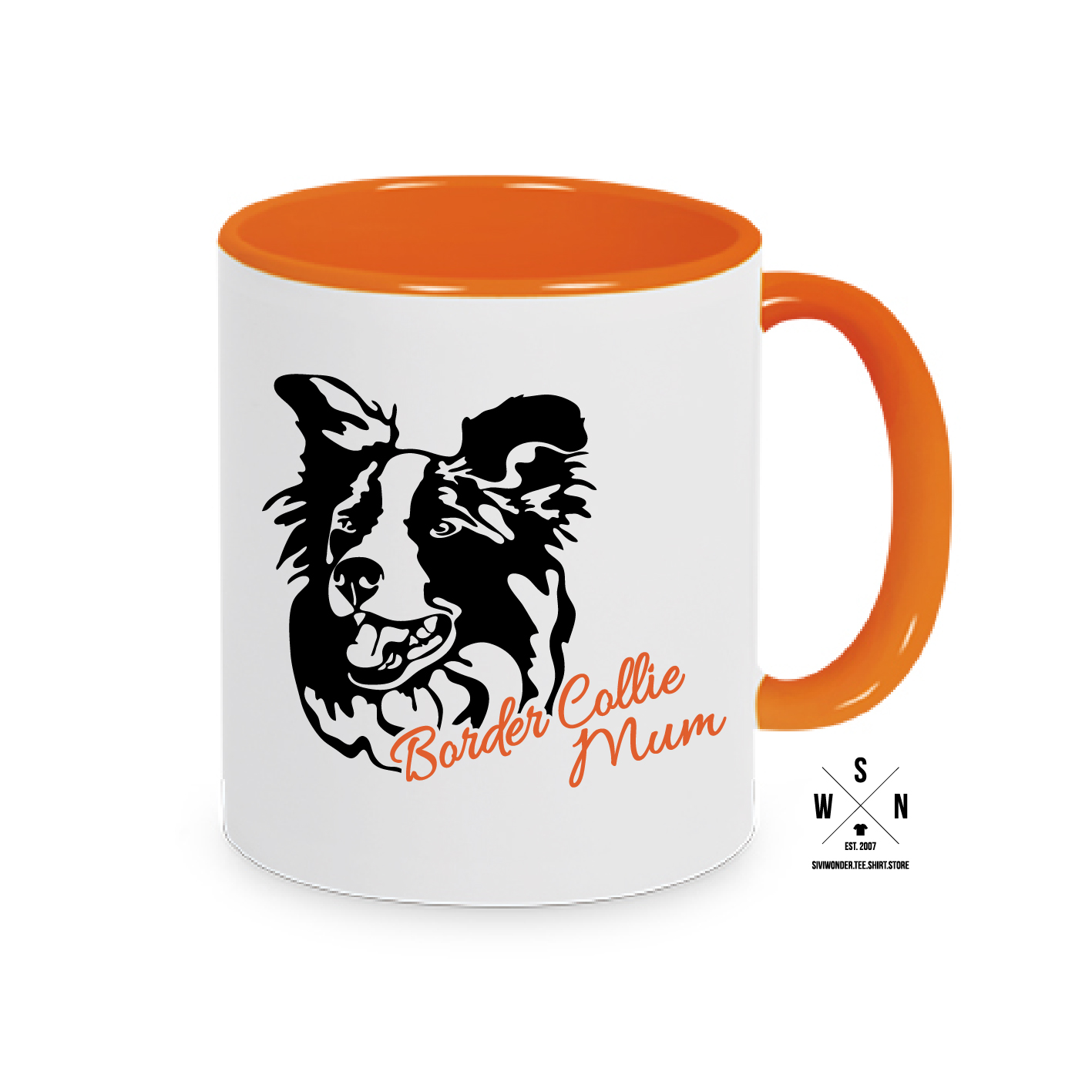 Tasse Kaffebecher BORDER COLLIE MUM / DAD