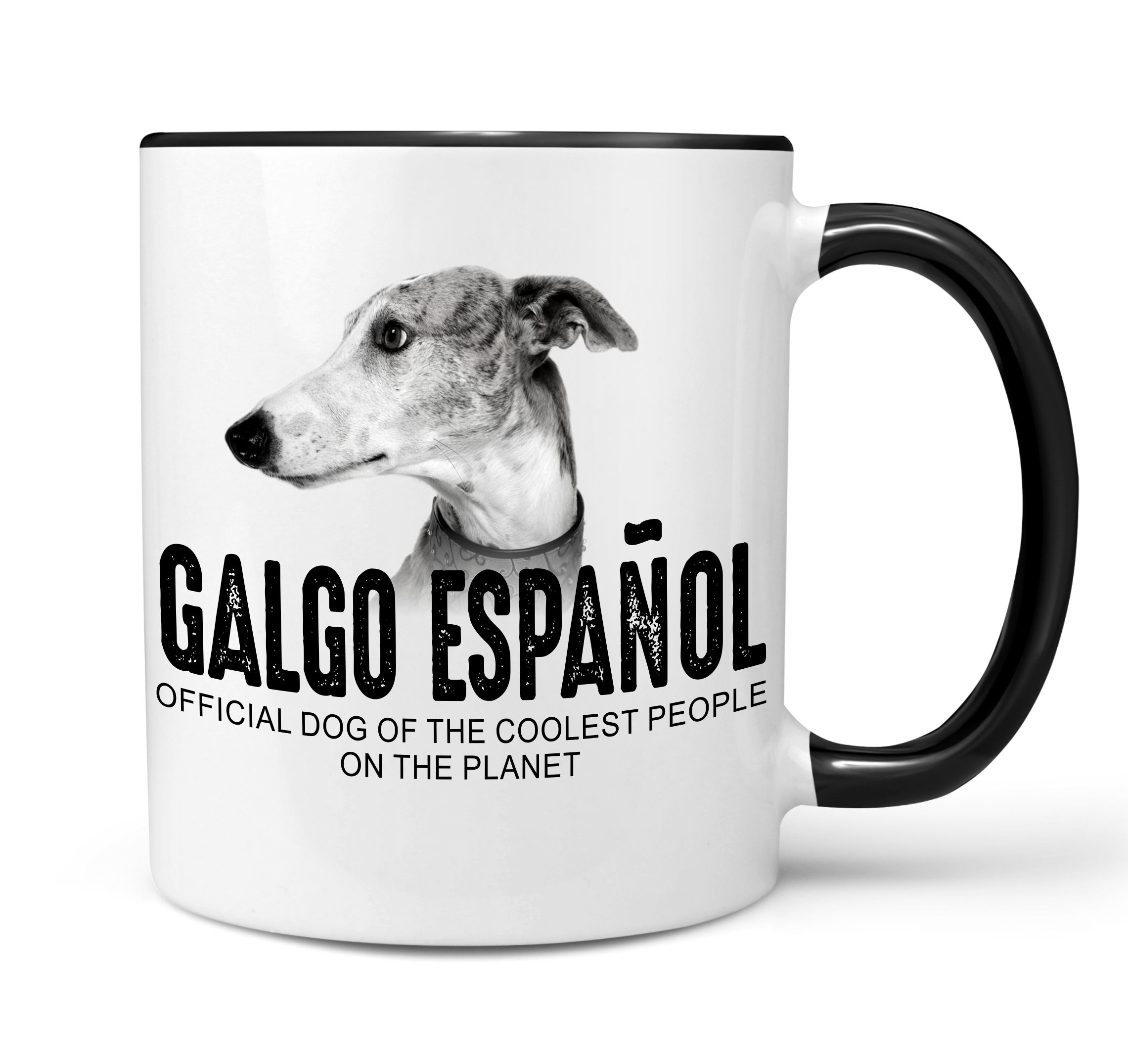 Galgo Espanol  Spanischer Windhund Straßenhund Tierheim Dog Tasse Kaffeetasse Kaffeebecher happy Design by Siviwonder