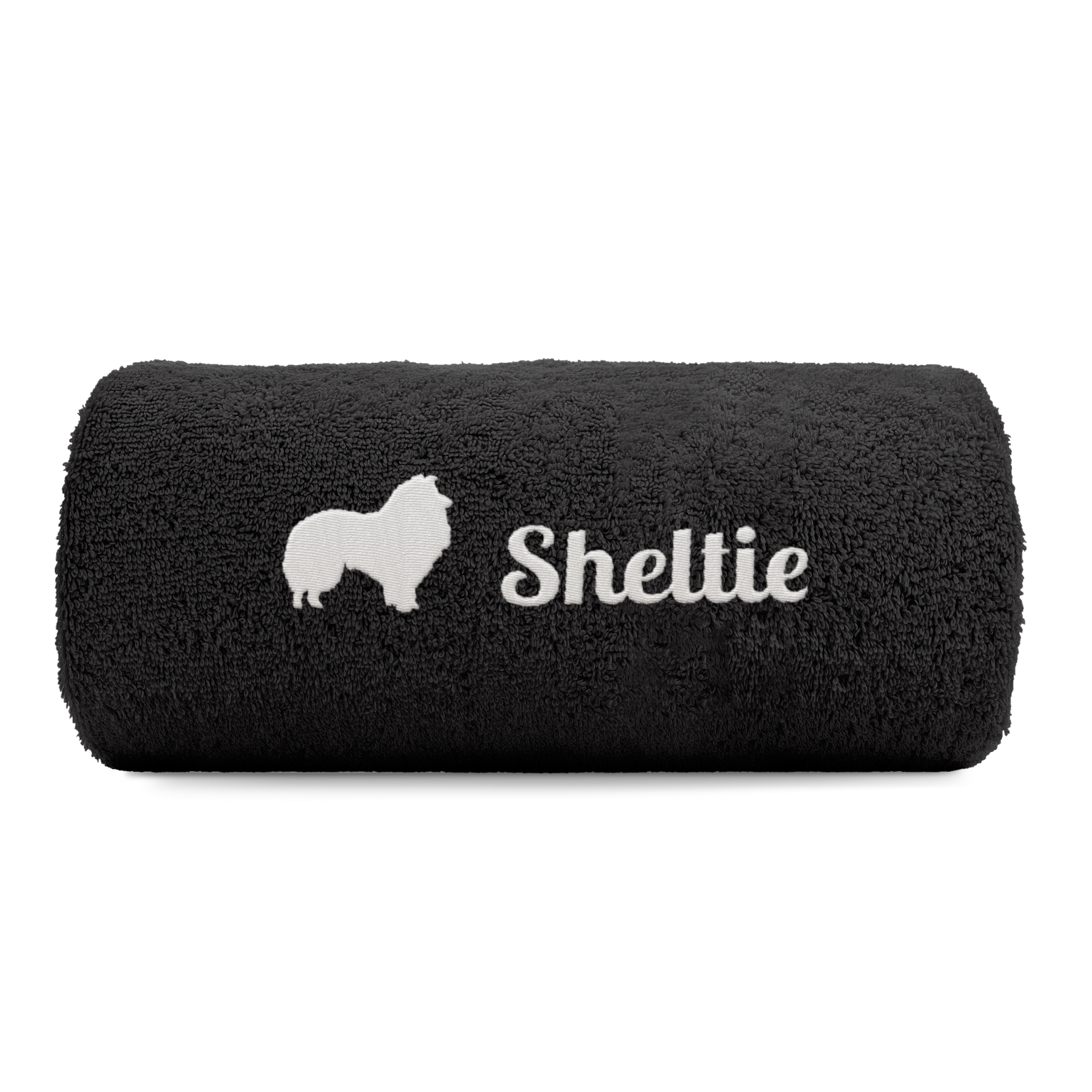 Sheltie Handtuch Pfoten Hundemotiv Stickerei Deluxe