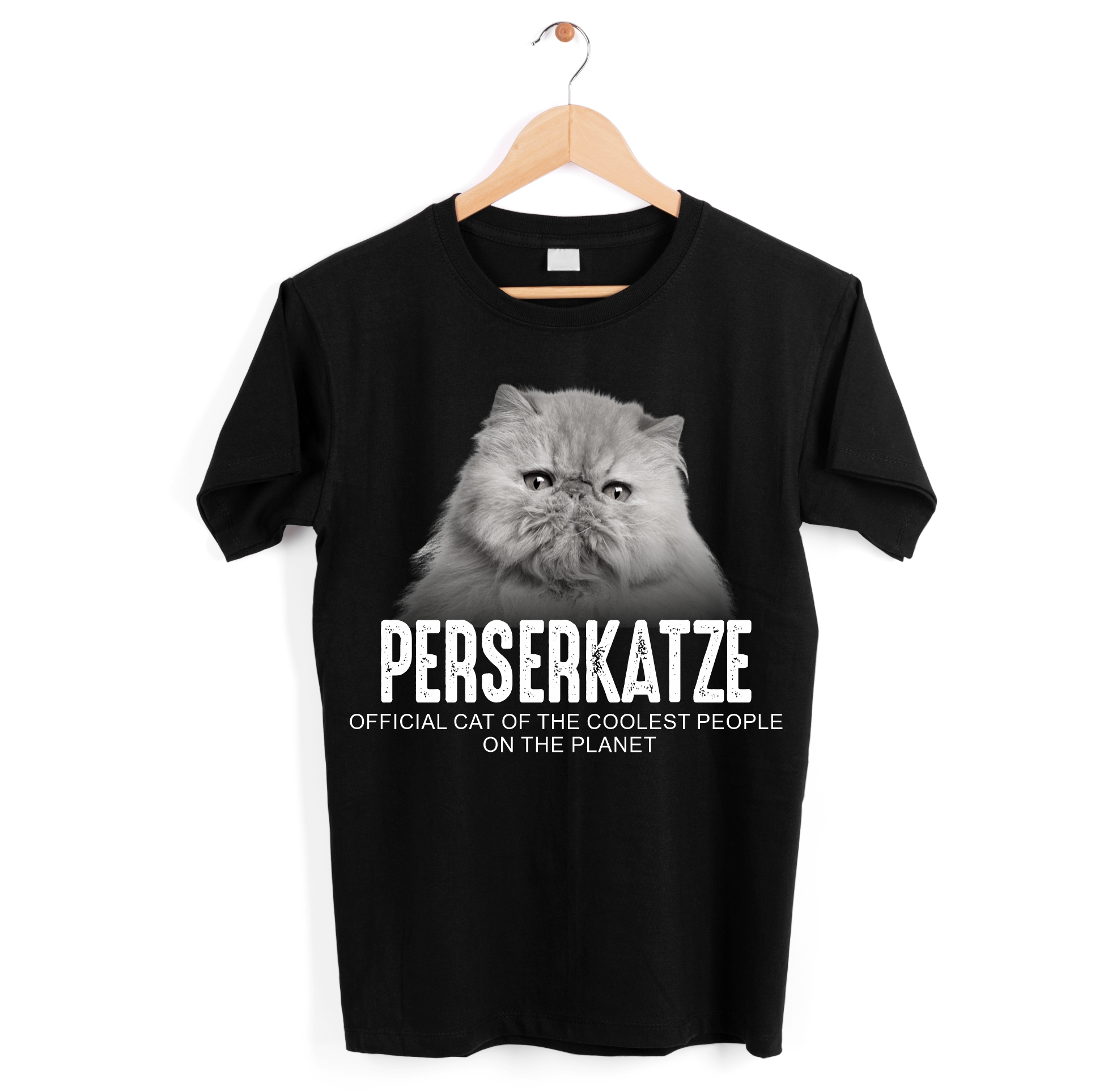 Perserkatze Perser Pekenase Official Cool  Katze Cat Unisex Shirt Katzenmotiv T-Shirt
