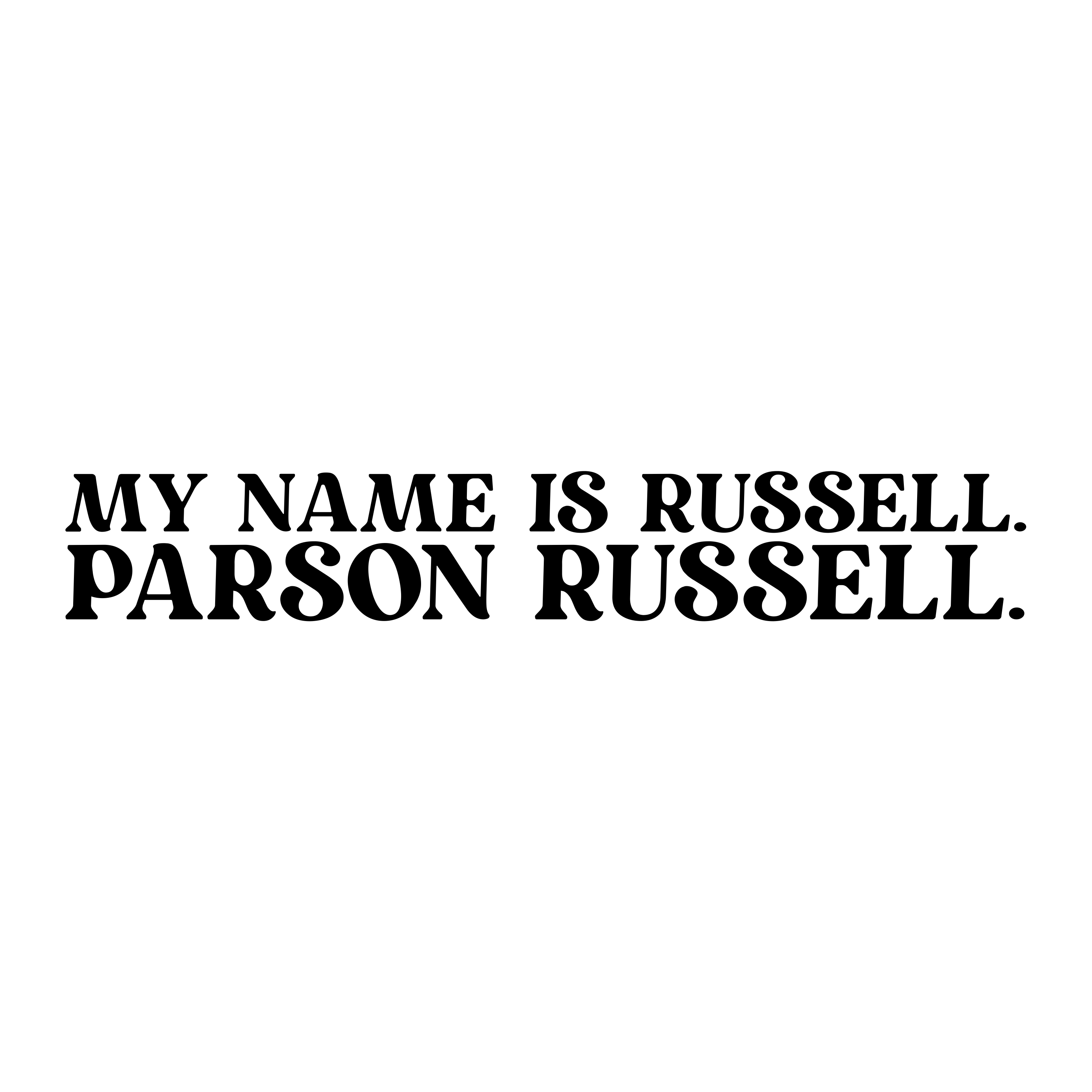 Parson Russell Dog Name  Hundeaufkleber Hundemotiv Folie Terrier PRT Jack Russel