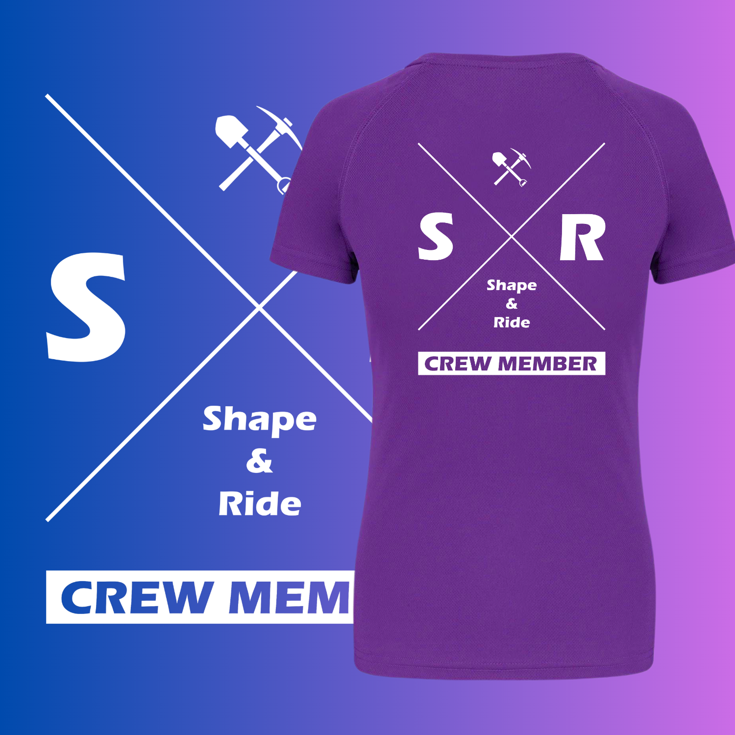 Shape and Ride Jersey kurz Mädels Damen Sport Shirt