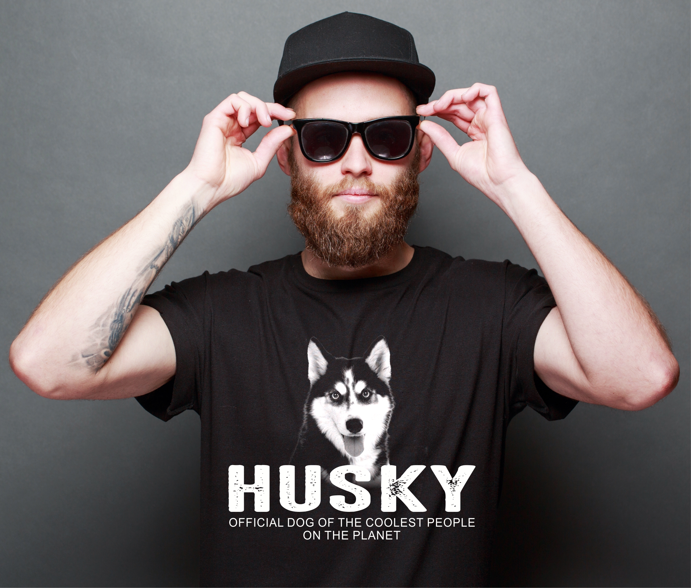 Husky Siberian Icee Sibe Unisex Shirt Official Dog cool Leute lustig Hundemotiv T-Shirt