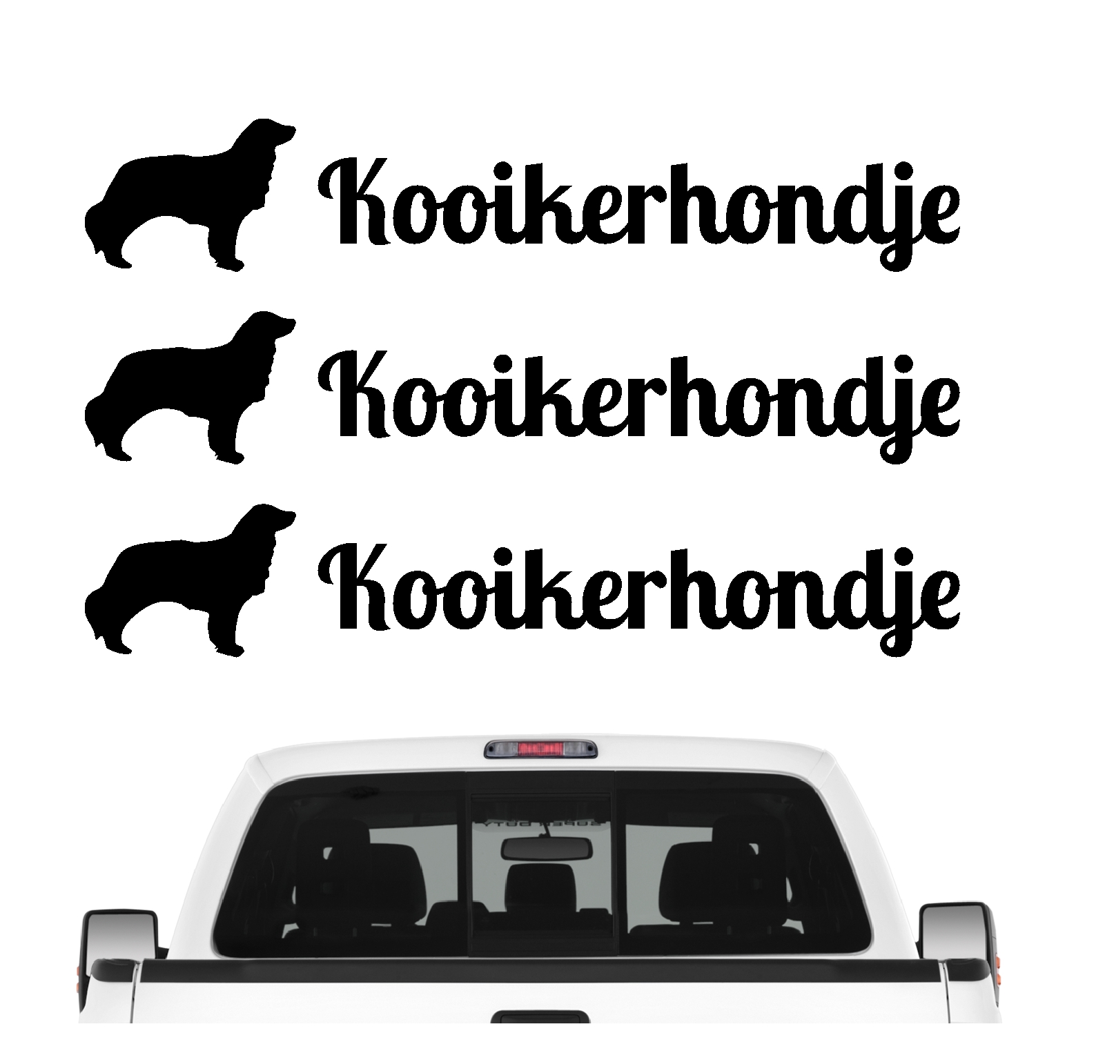 Kooikerhondje Kooiker Hound Kojenhundchen Nederlandse Dutch Decoy Dog 3er Set  AUTOAUFKLEBER Aufkleber Hunde Hundemotiv by SIVIWONDER