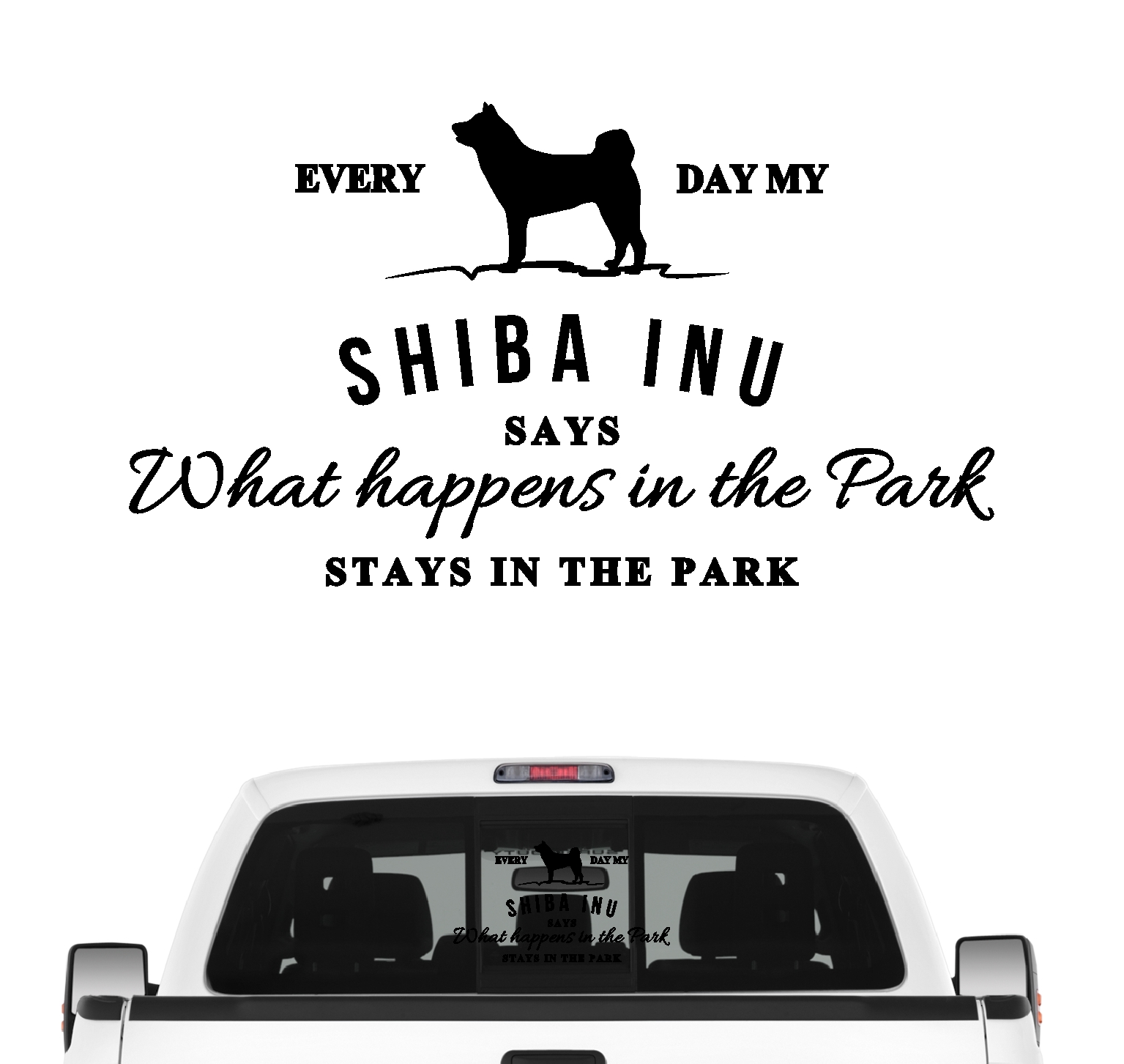Shiba Inu Vintage Hundeaufkleber Hundemotiv Auto Folie Japan Small Japanese