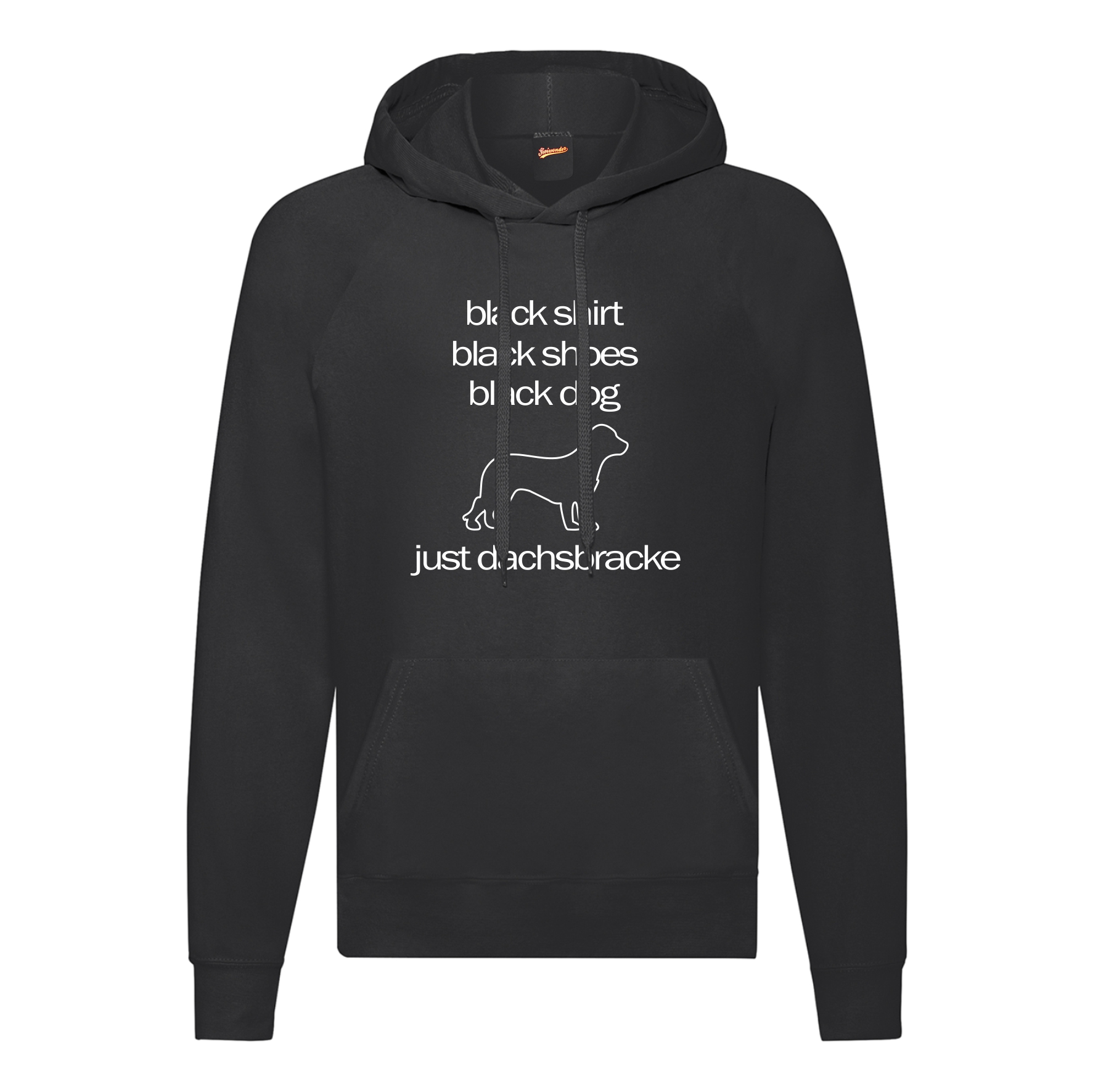 Sweatshirt Dachsbracke Black Dogs Hund Hundemotiv Pullover Hoodie Drever