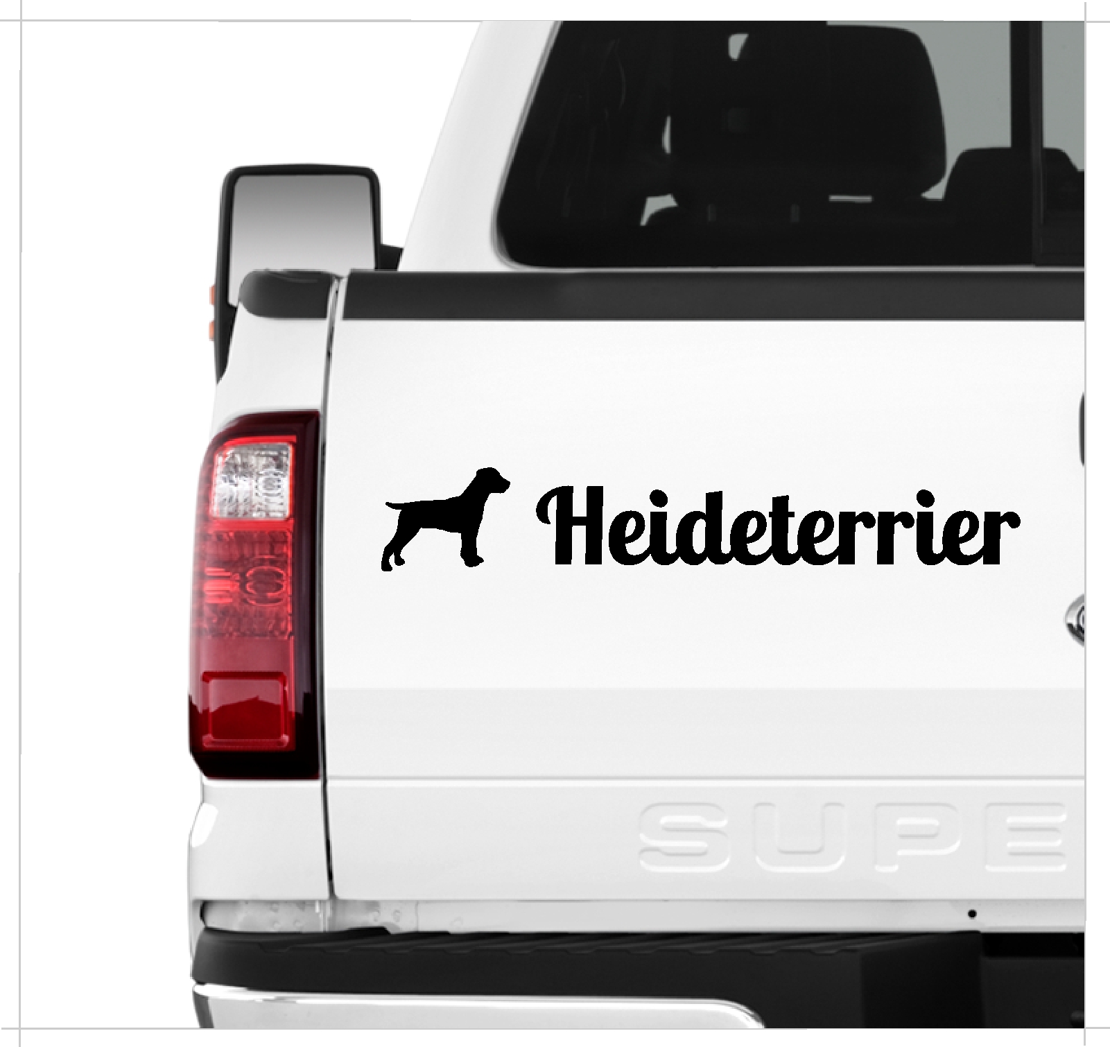 Heideterrier Heide Terrier Dog 3er Set  AUTOAUFKLEBER Aufkleber Hunde Hundemotiv by SIVIWONDER