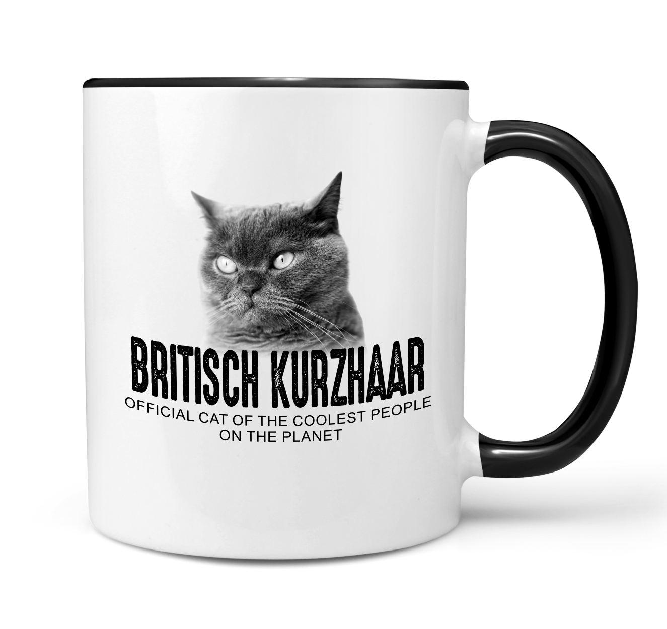 Britisch Kurzhaar British Shorthair Official Cat cool Tasse Kaffee lustig Kaffeebecher Design