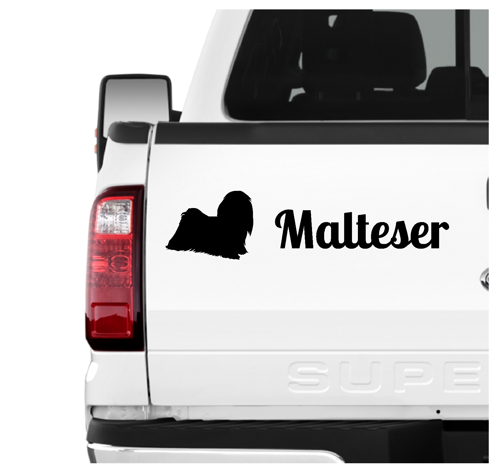 Malteser Maltese Dog Bichon Malteser Malta Dog 3er Set  AUTOAUFKLEBER Aufkleber Hunde Hundemotiv by SIVIWONDER