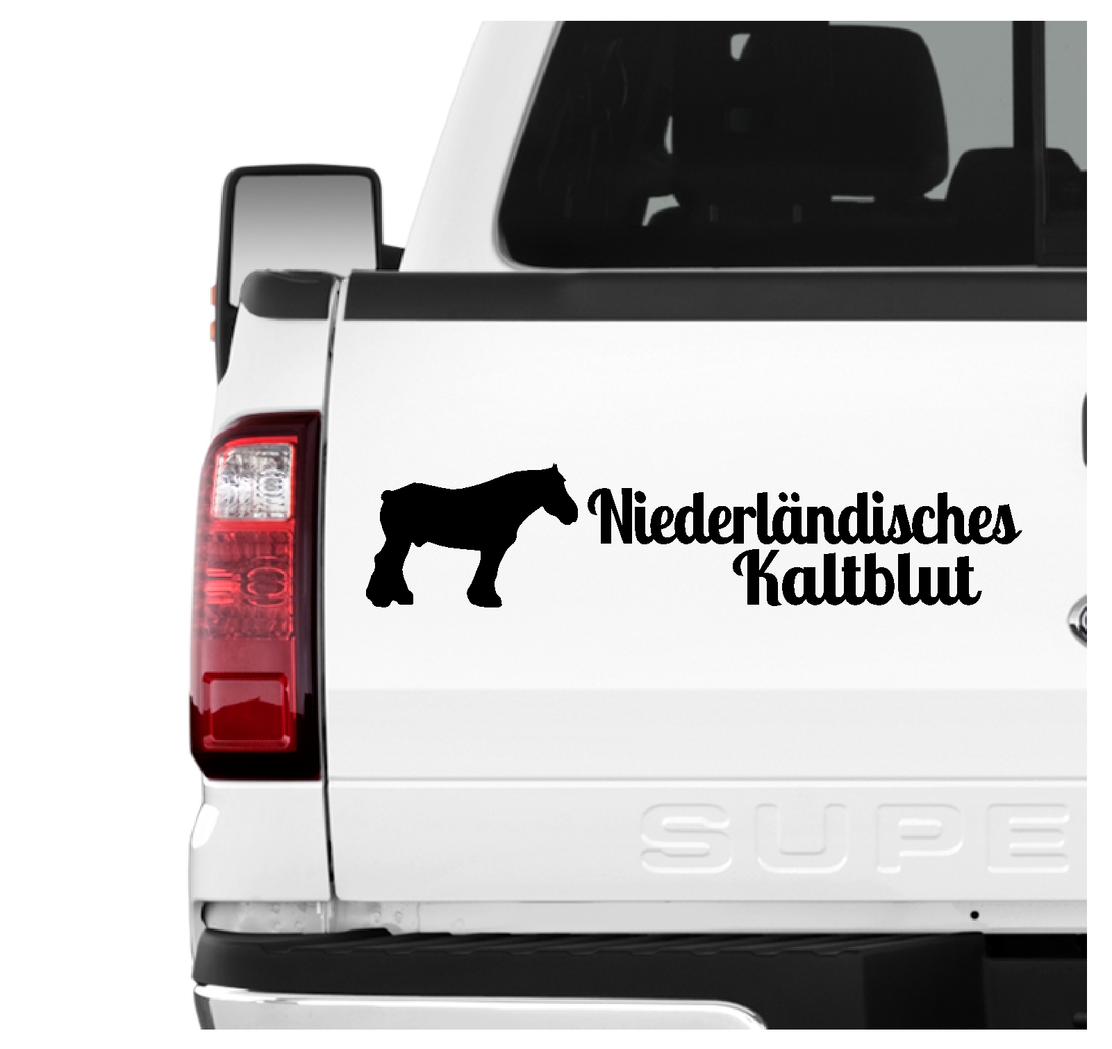 Niederländisches Kaltblut Holländisches sanfter Riese Arbeitspferd Freizeit Reiten Aufkleber 3er Set Pferdeaufkleber Pferd reiten Auto Folie by SIVIWONDER