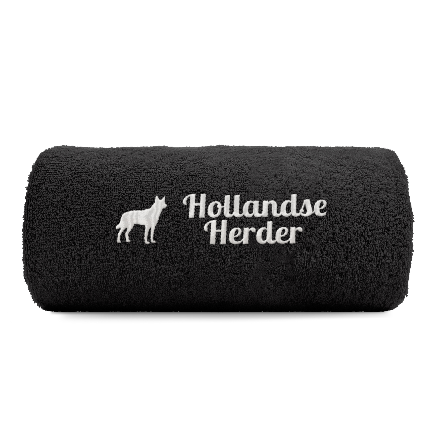 Hollandse Herder Handtuch Pfoten Hundemotiv Stickerei Deluxe