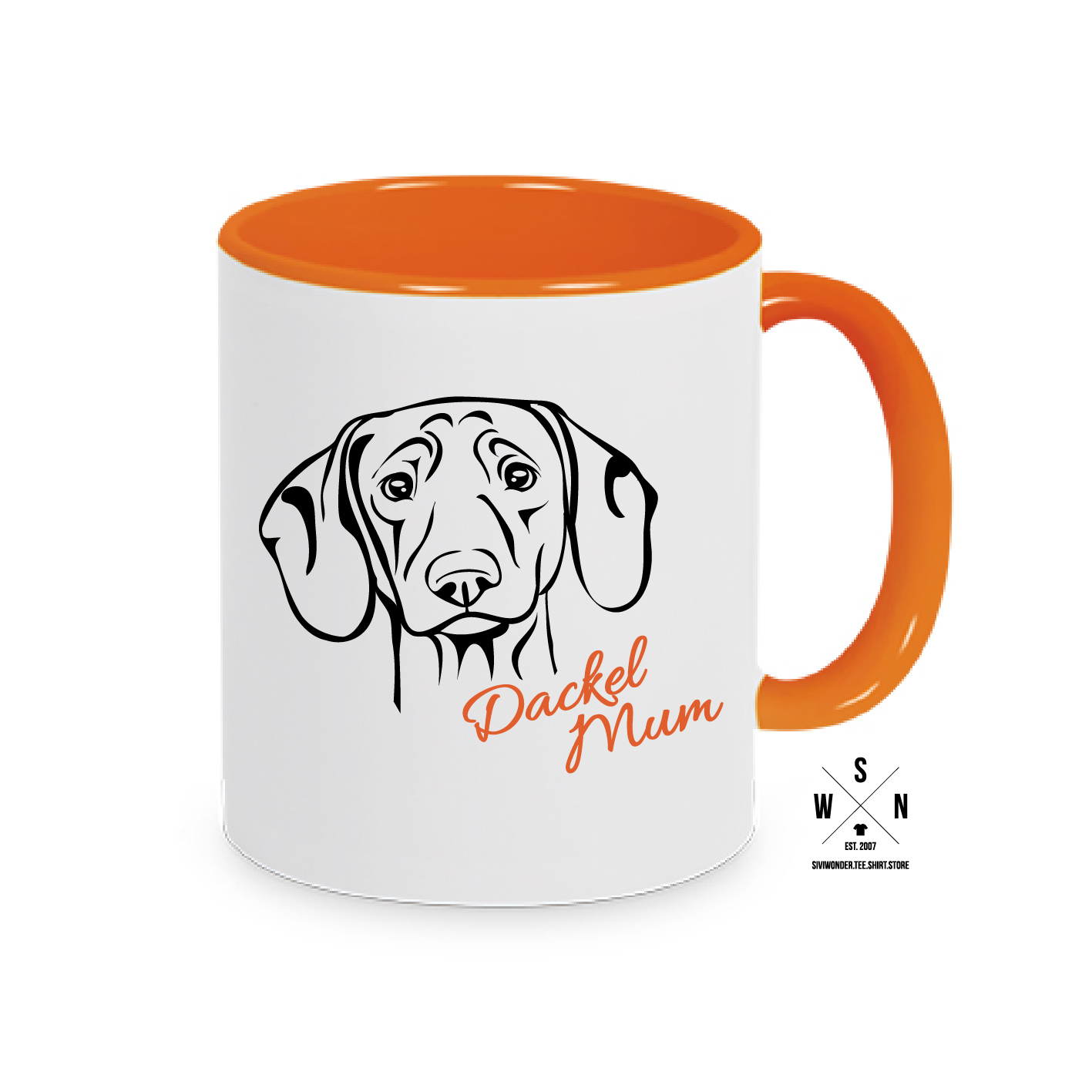 Tasse Kaffebecher DACKEL MUM / DAD