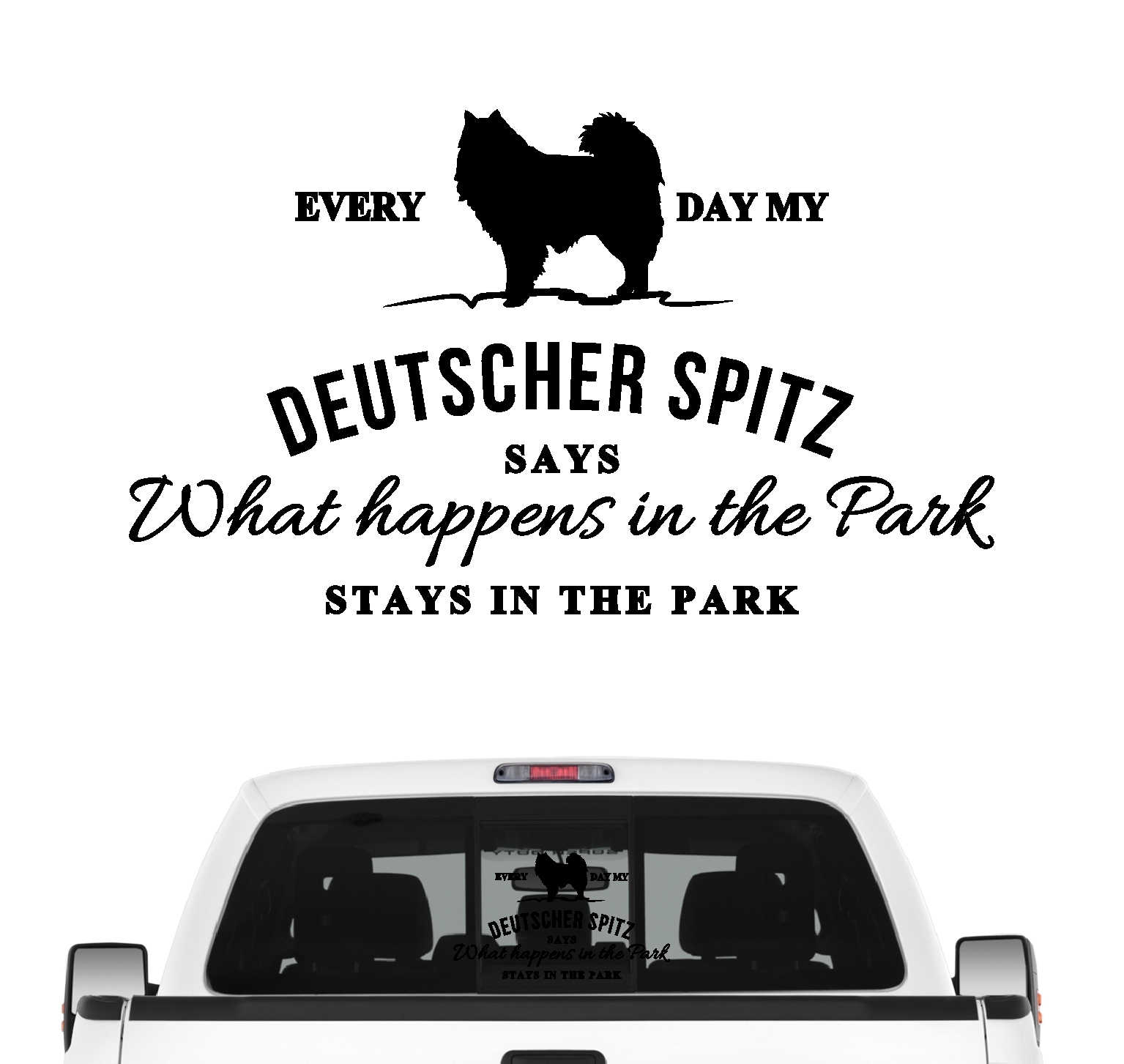 Deutscher Spitz Vintage Hundeaufkleber Hundemotiv Folie Spitze Deutsche