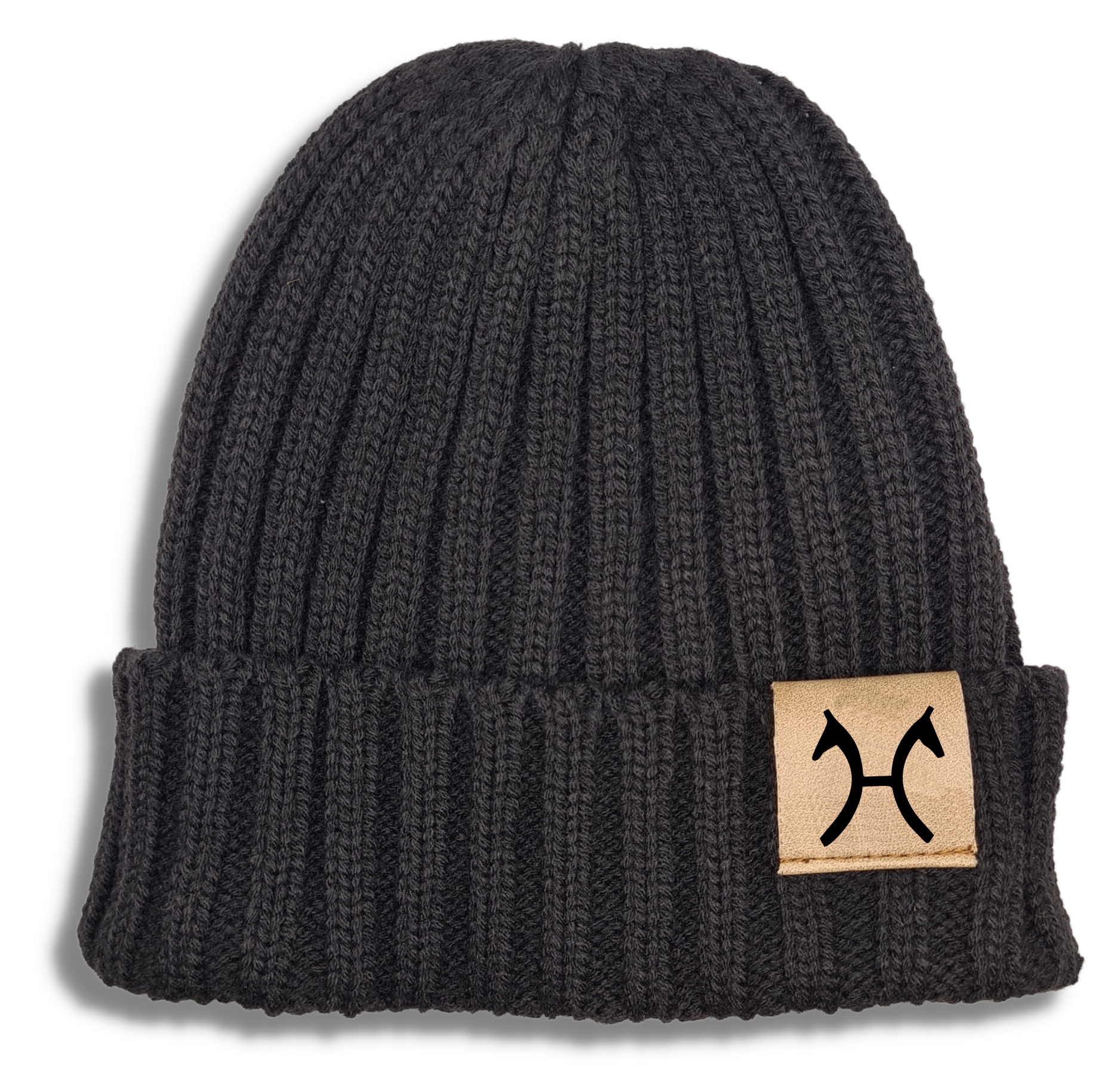 Strickmütze Hannoveraner  Brandzeichen Pferd reiten Beanie Mütze Urban Witzig Spruch Warm Winter Herbst Farben