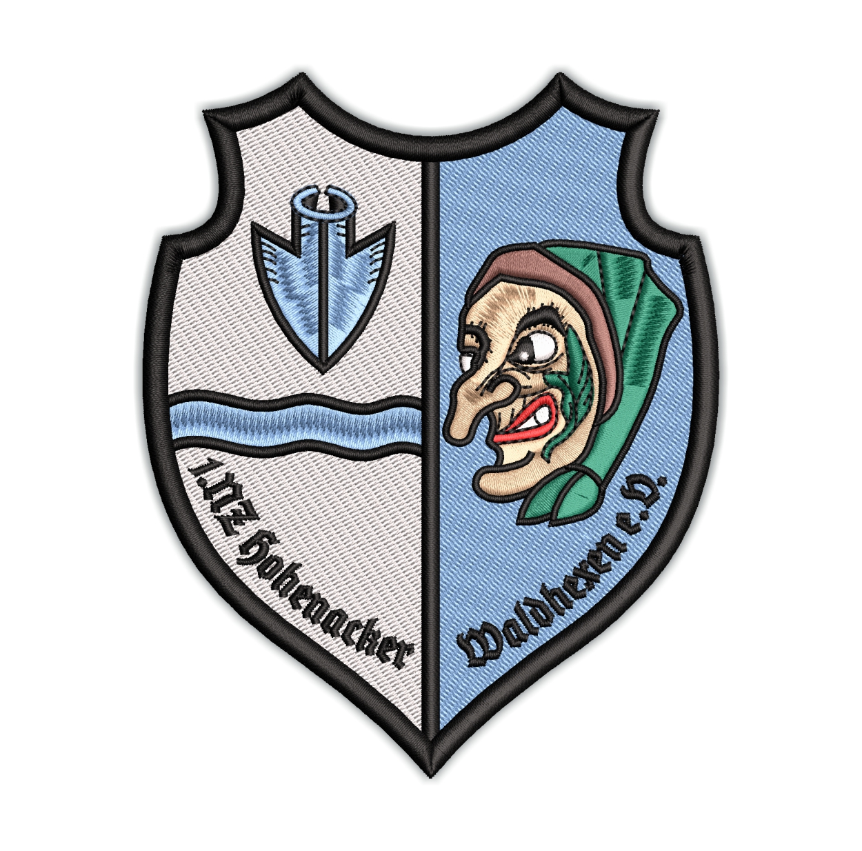 Narrenzunft Hohenacker Waldhexen - Patch Wappen Aufnäher einzeln