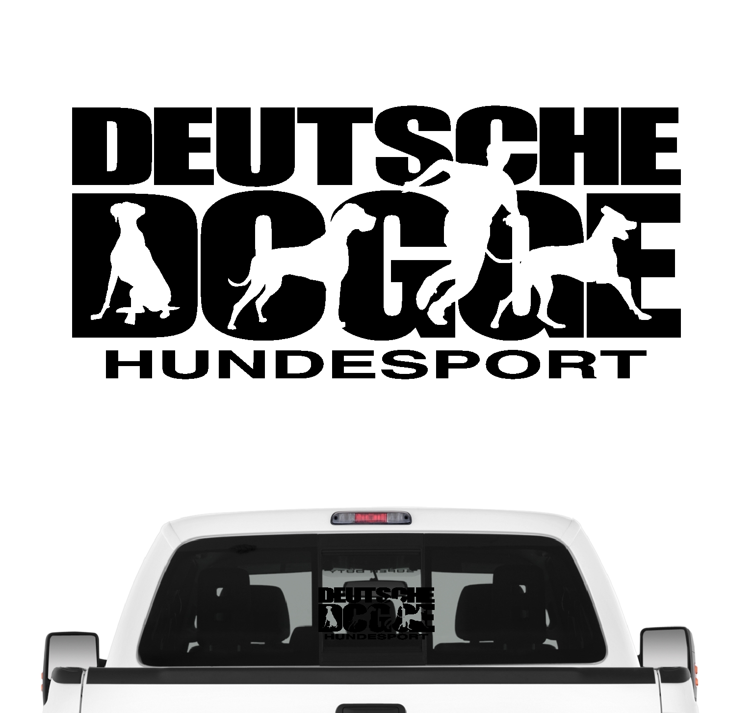 Dogge Hundesport Autoaufkleber Hund Folie Aufkleber Deutsche Great Dane