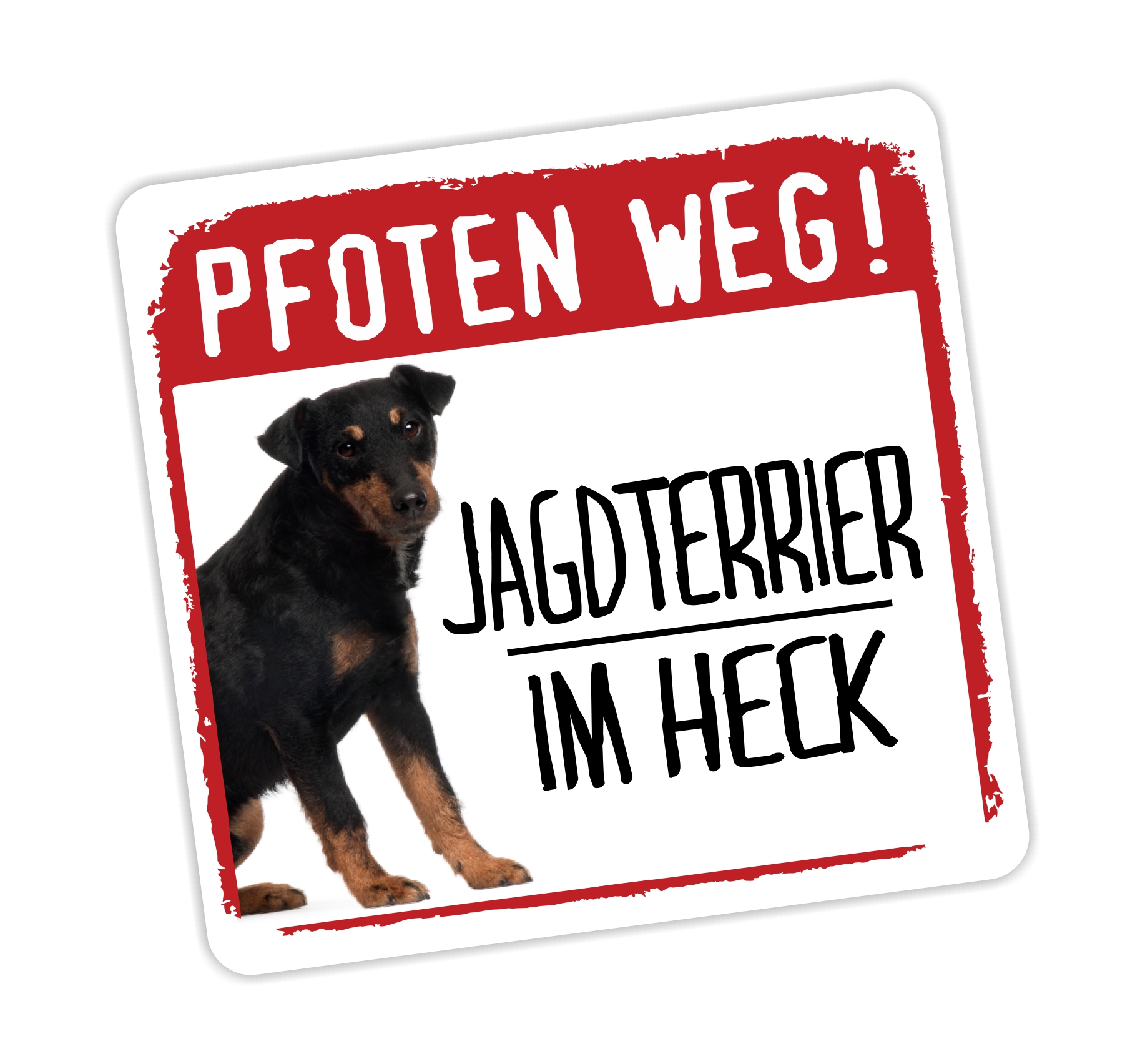 Deutscher Jagdterrier Jagd Terrier Aufkleber sticker