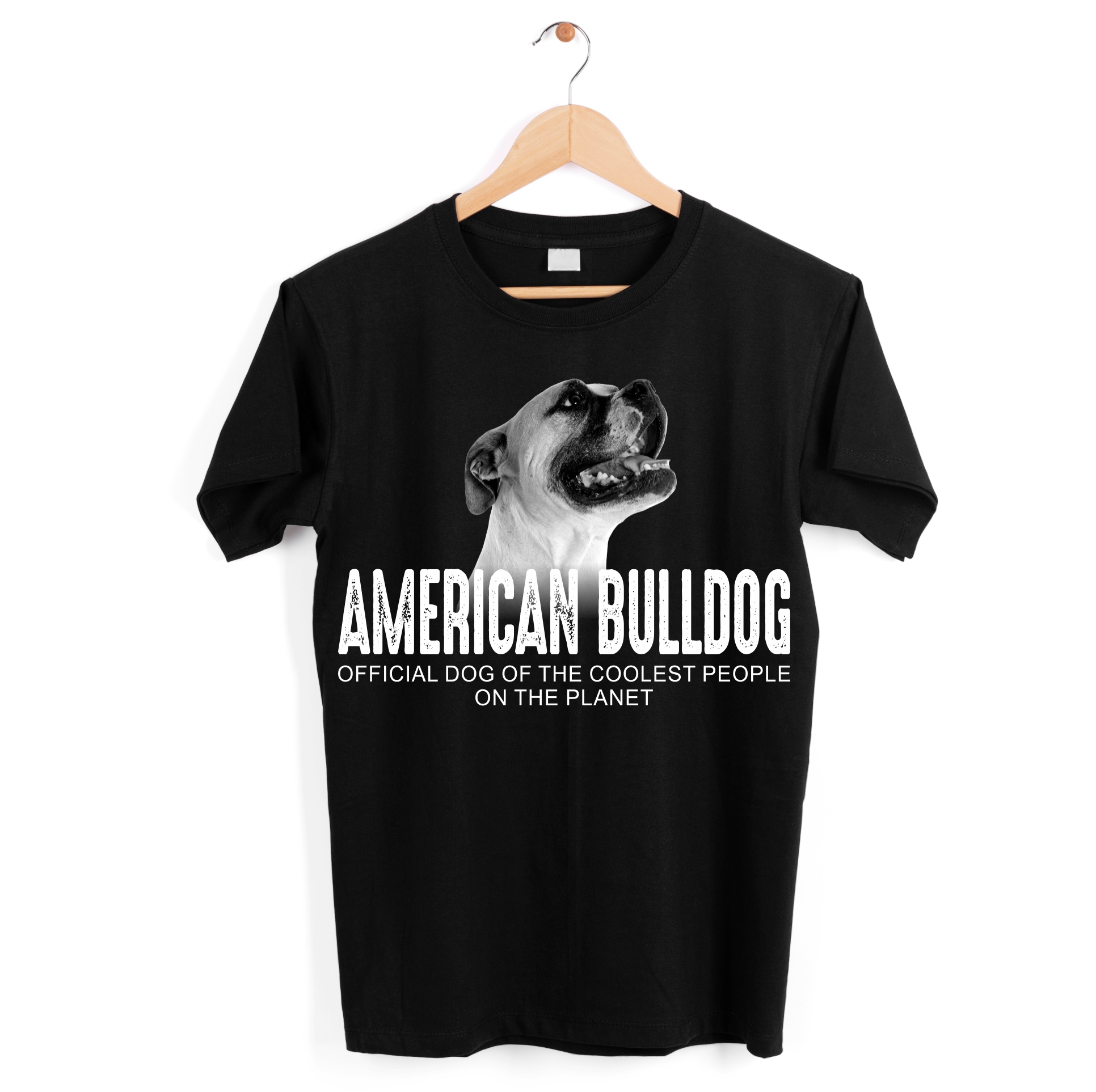American Bulldog USA Amerikanische Bulldogge Old Country Bulldog Dog cool Leute lustig Shirt T-Shirt Hundemotiv Siviwonder