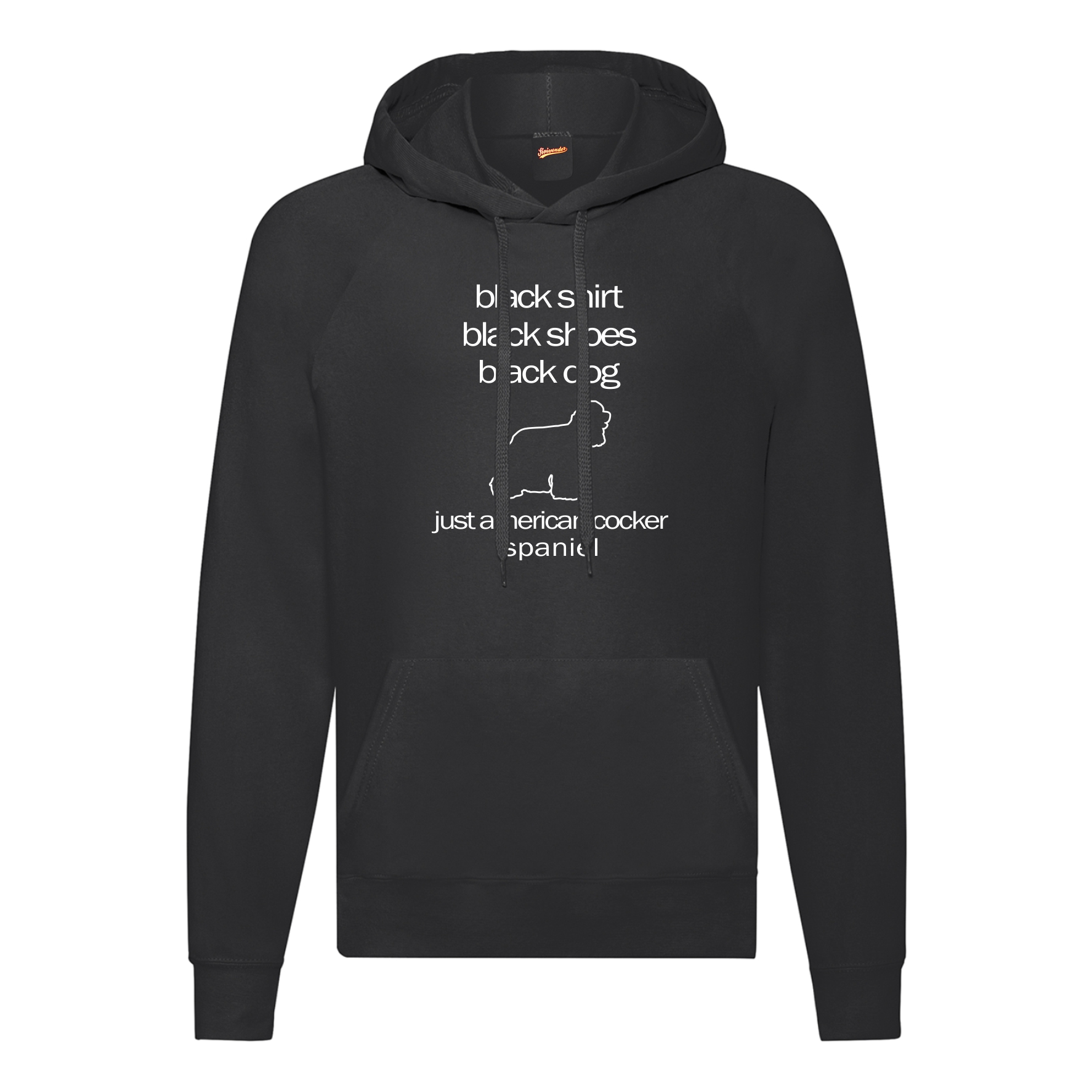 American Cocker Spaniel Black Dog Unisex  Sweater Siviwonder Ami Spanier