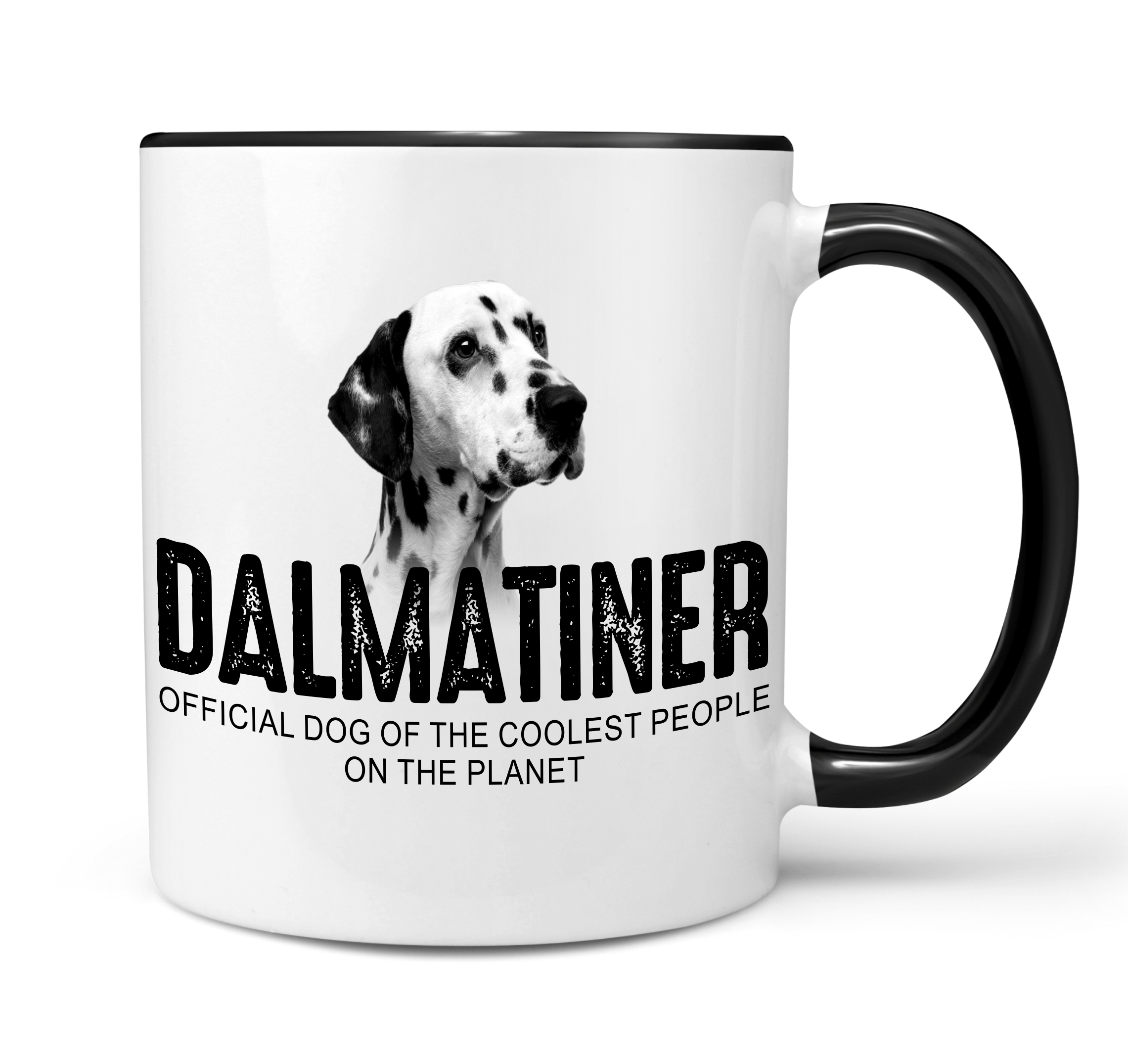 Dalmatiner Dal Dally Dalmatian Dalmatinac  Carriage Dog Spotted Coach Dog Firehouse Dog Plum Pudding Dog  Dog cool Leute lustig Dog Tasse Kaffeetasse Kaffeebecher happy Design by Siviwonder