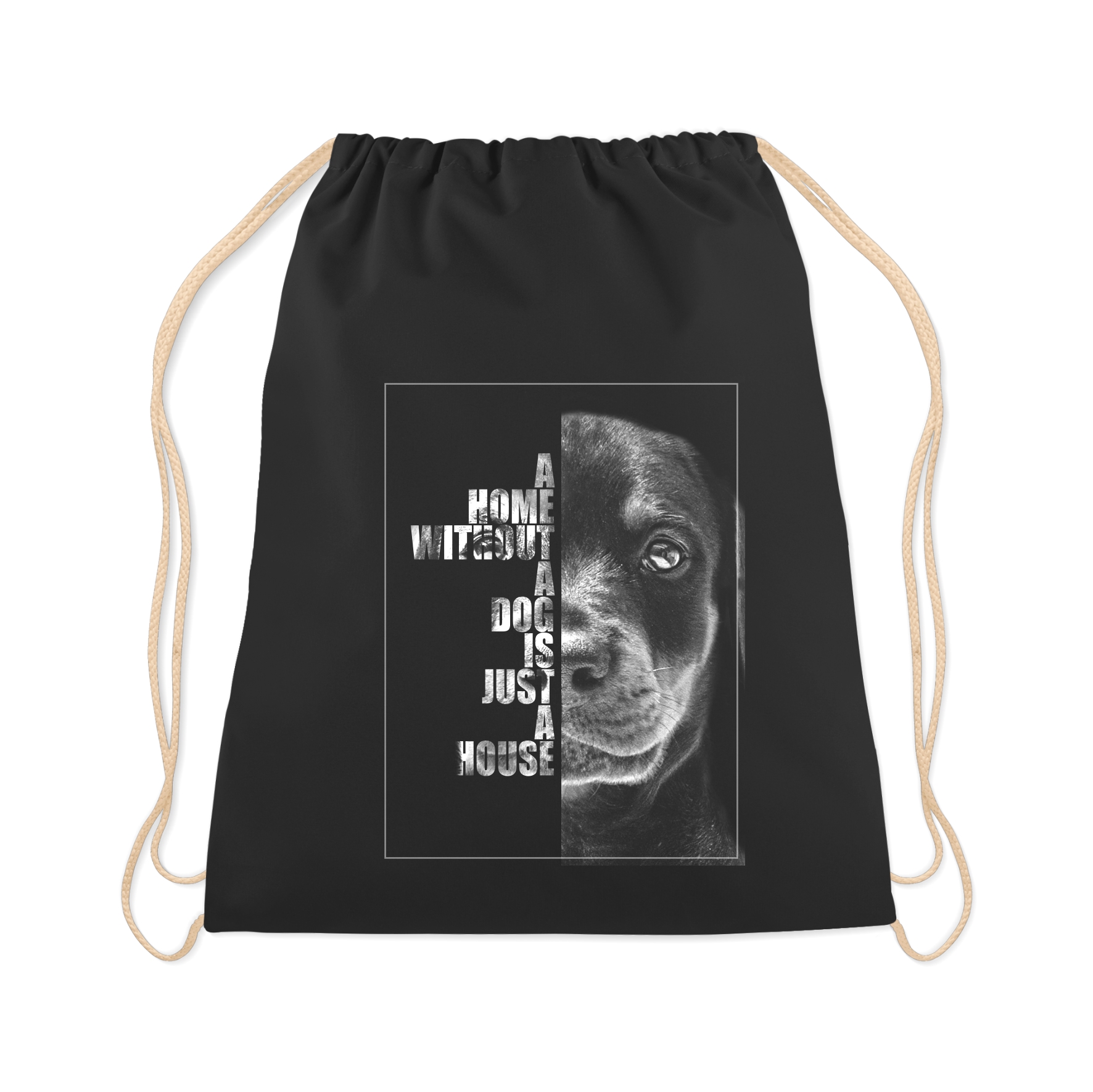 Dobermann Welpe Turnbeutel Face Hundemotiv Dobi Dobie Doberman Pinscher