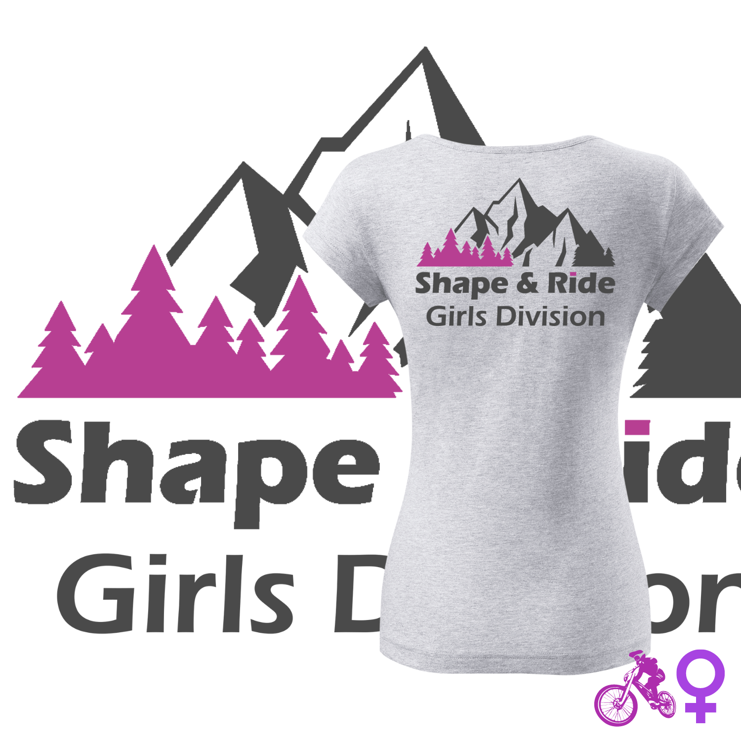 Shape and Ride T- Shirt Mädels