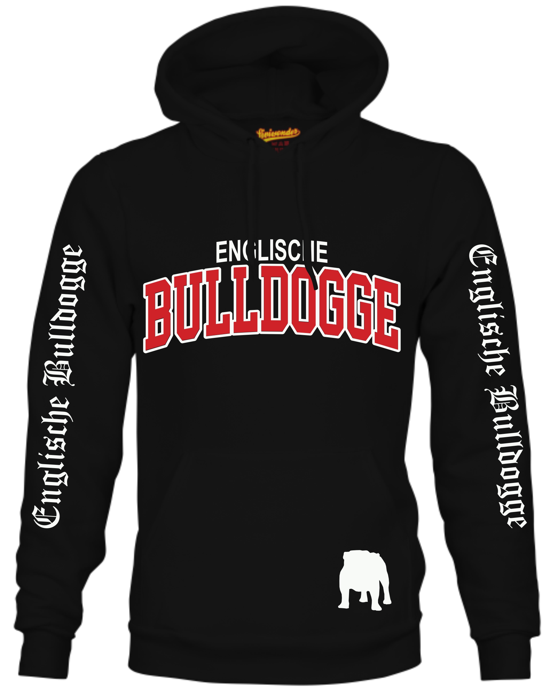 Englische Bulldogge Bully English Bulldog  Dog Hoodie Unisex Sweatshirt Extreme Hundemotiv