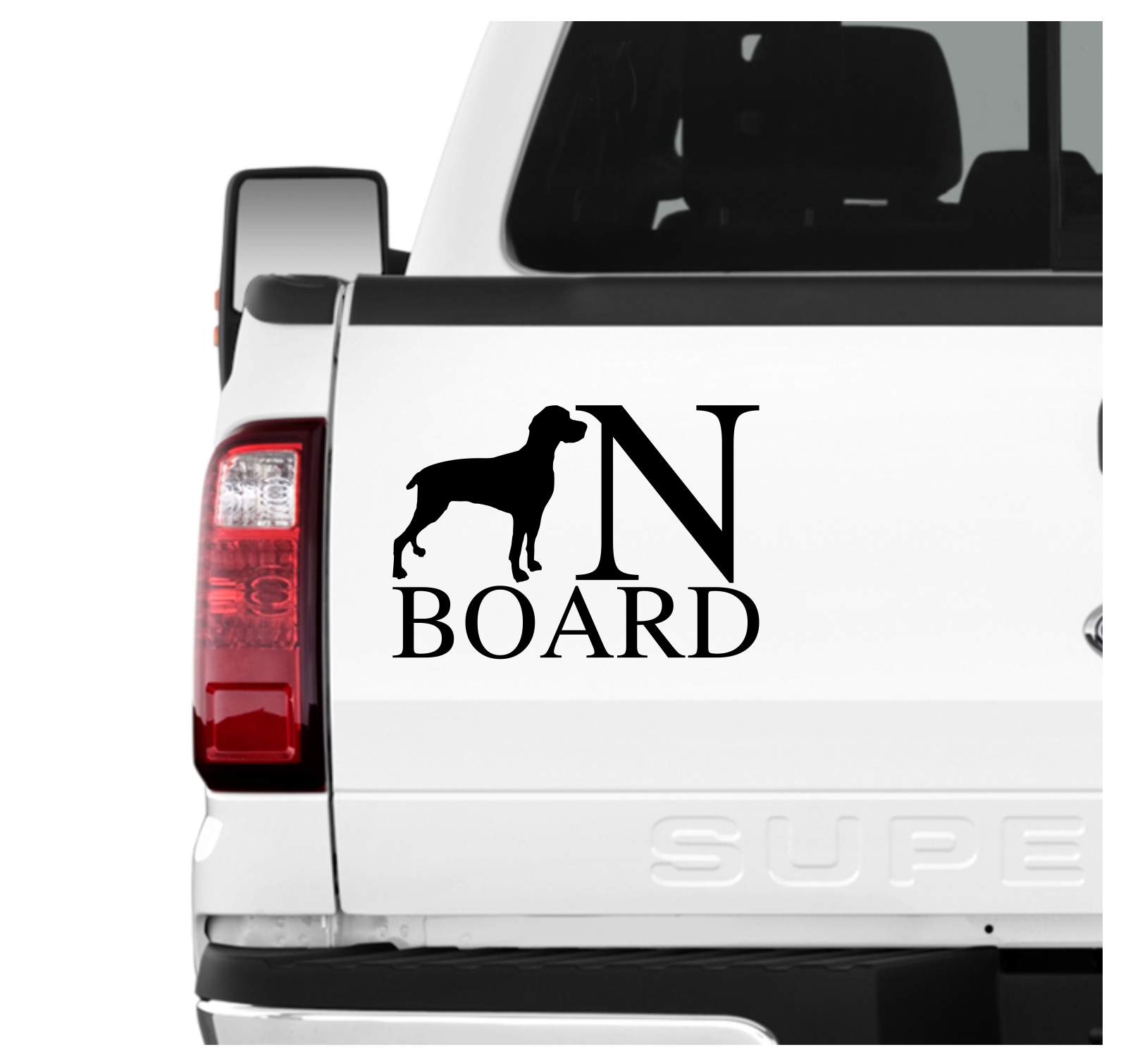 Weimaraner Board Auto Aufkleber Hund Folie Wandtattoo Tattoo Sticker Weim Vorstehhund  Grey Ghost