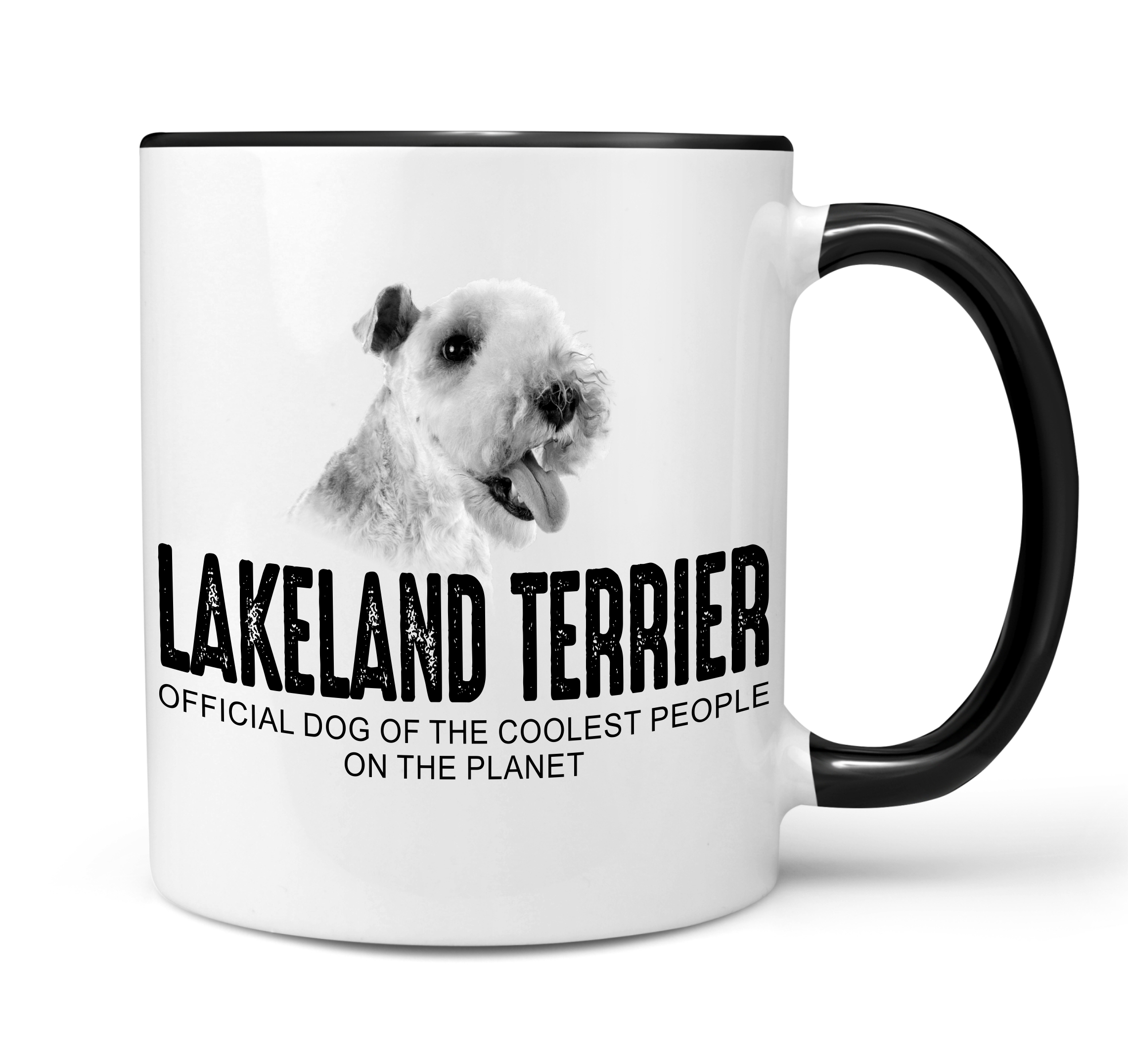 Lakeland Terrier Patterdale Terrier  Dog Tasse Kaffeetasse Kaffeebecher happy Design by Siviwonder