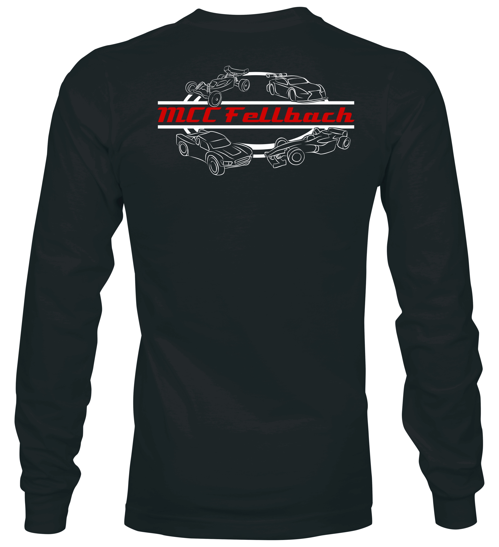 MCC Fellbach Unisex Shirt Modellbau Zierstreifen Hobby Polo Sweatshirt Fun Auto RC Funk