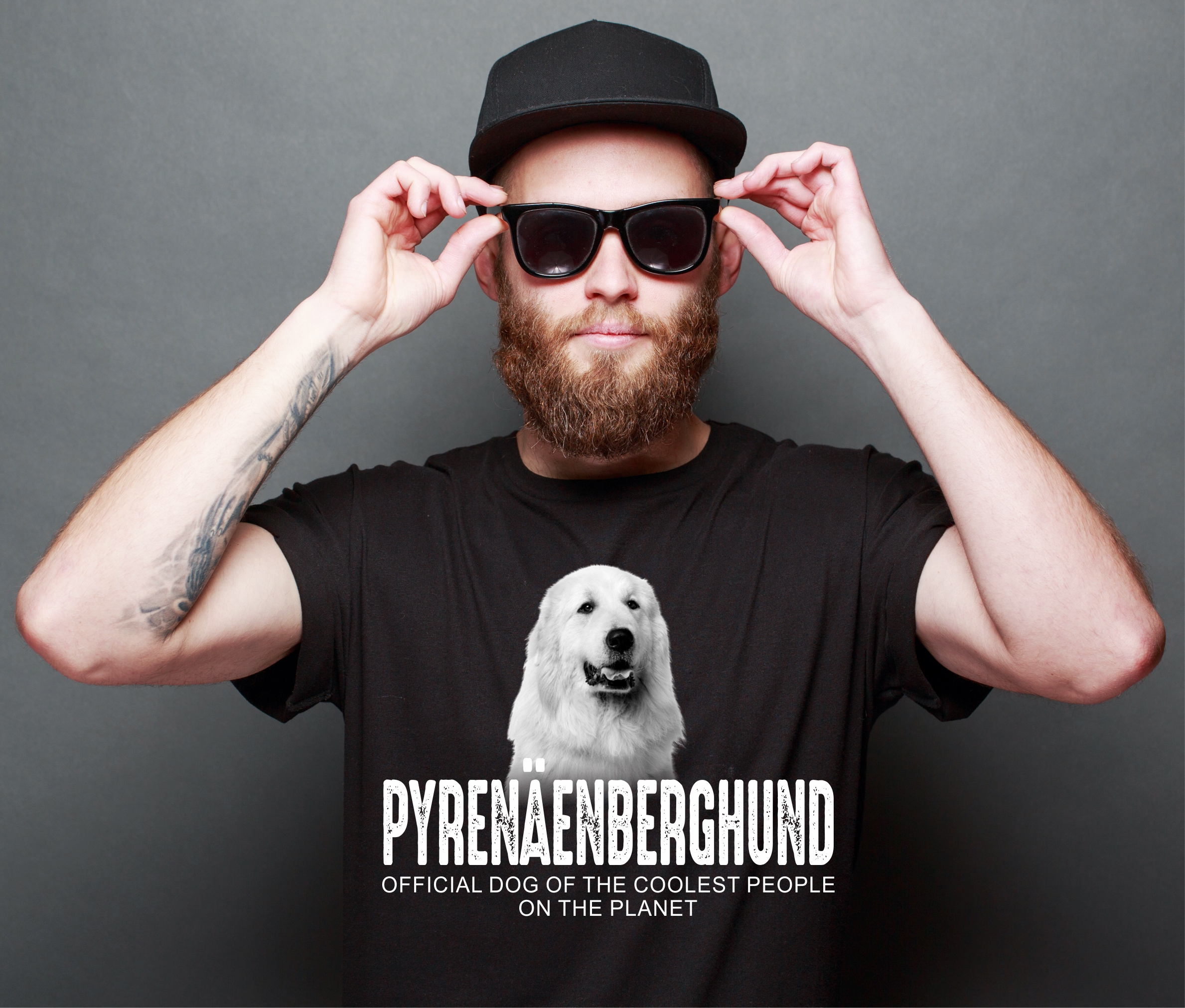 Pyrenäenberghund Patou Chien de Montagne des Pyrénées Dog cool Leute lustig Shirt T-Shirt Hundemotiv Siviwonder