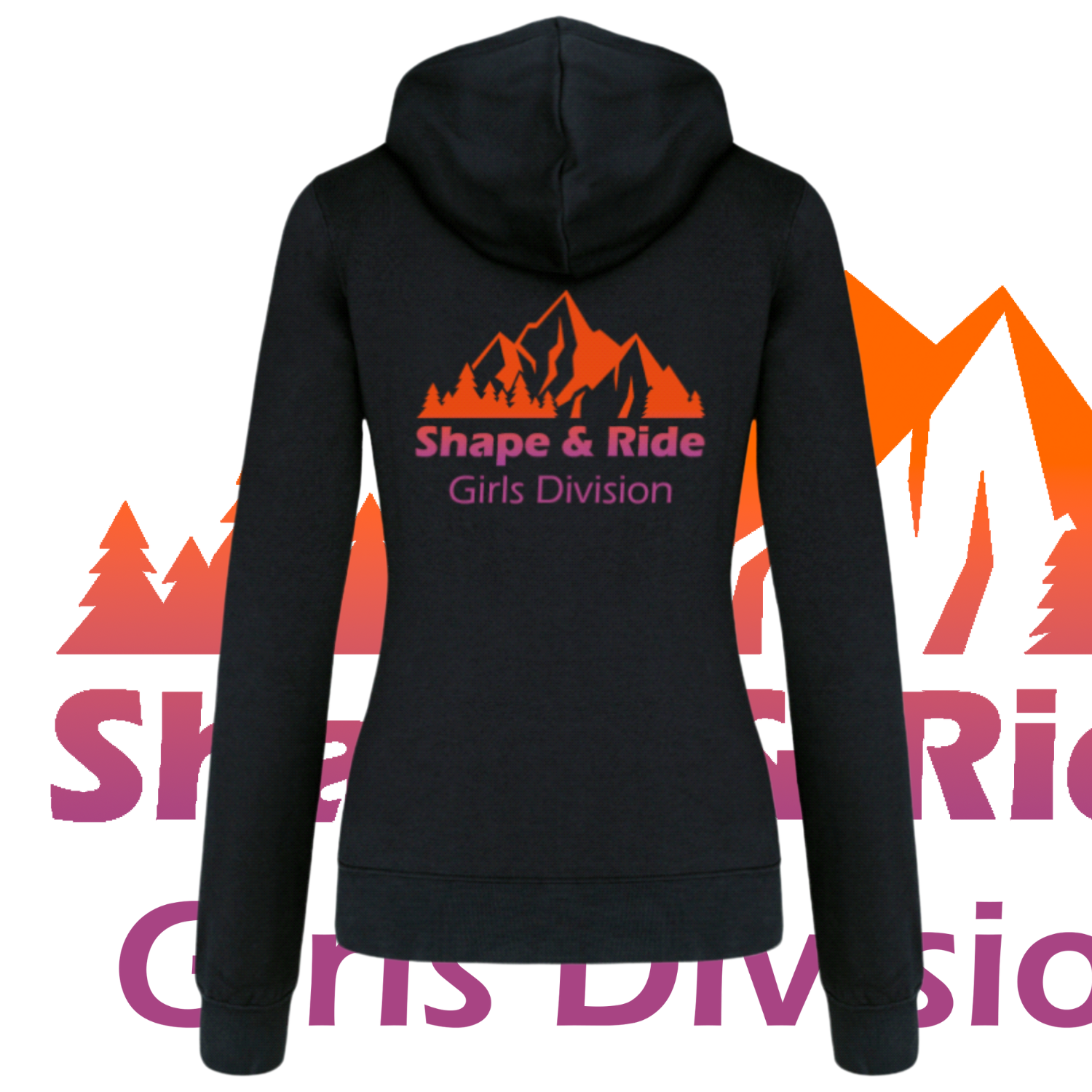 Shape and Ride Hoodie Kapuzenpullover Mädels