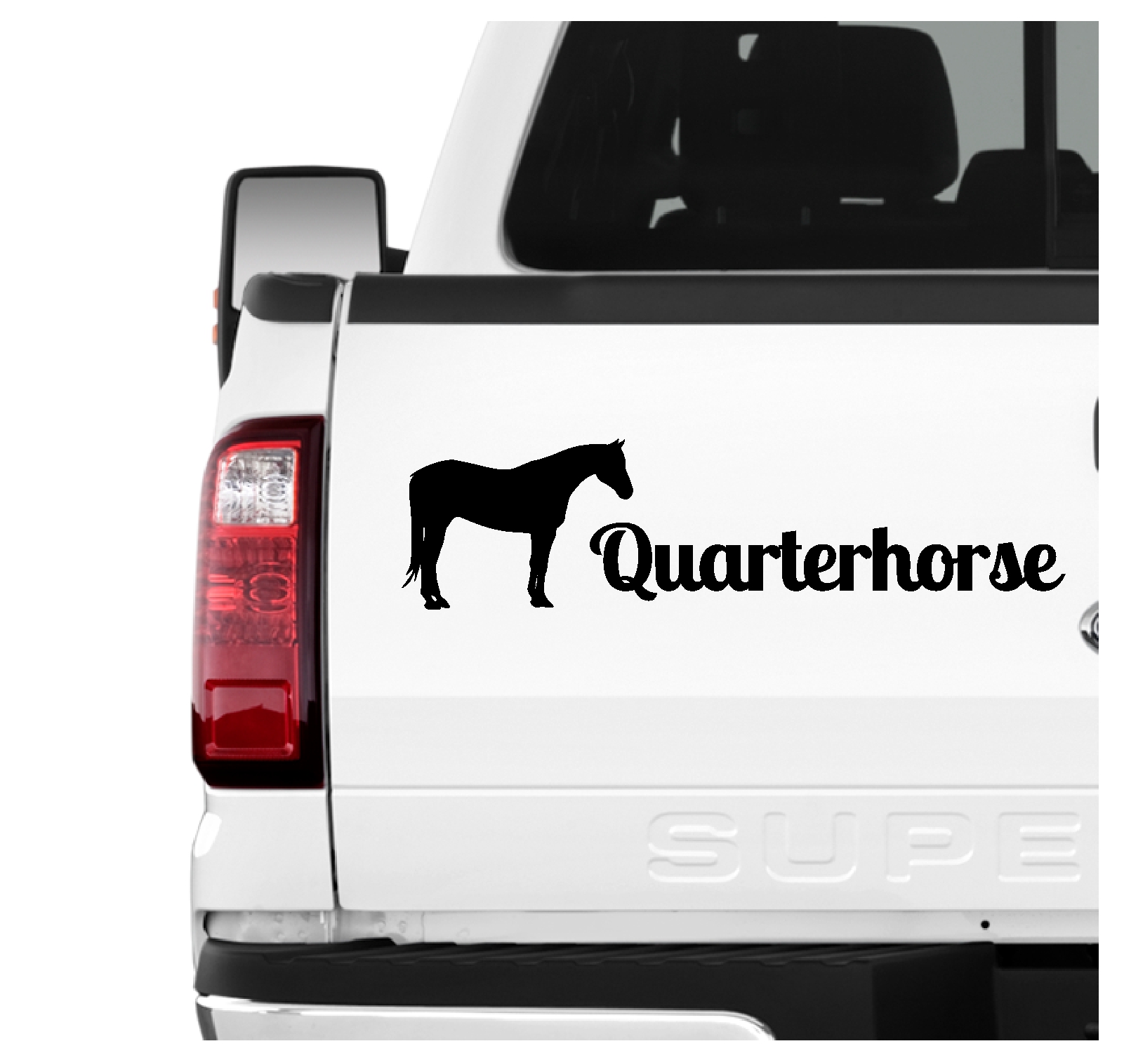 Quarterhorse Sportpferd American Quarter Horse Freizeit Reiten Pferdesport Familienpferd Aufkleber 3er Set Pferdeaufkleber Pferd reiten Auto Folie by SIVIWONDER