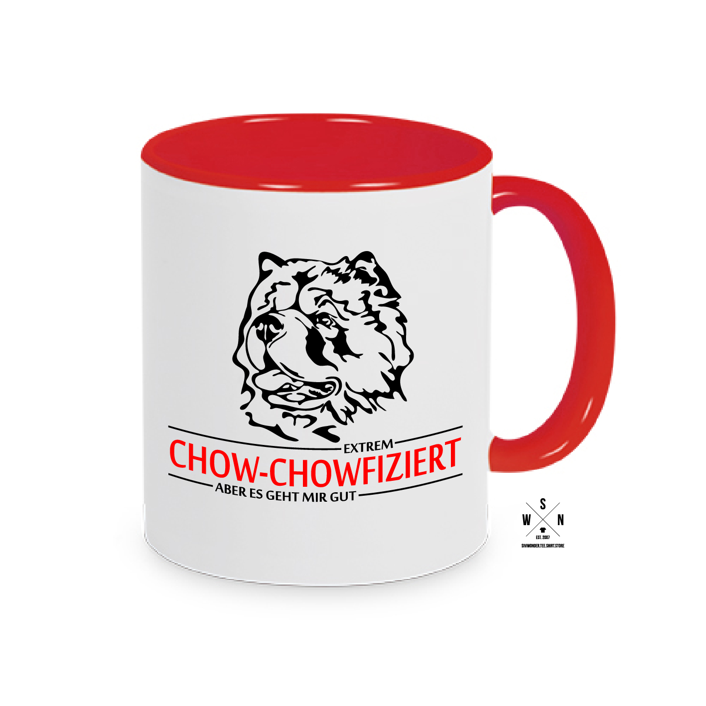 Tasse Kaffebecher INFIZIERT CHOW-CHOW CHOW-CHOWFIZIERT
