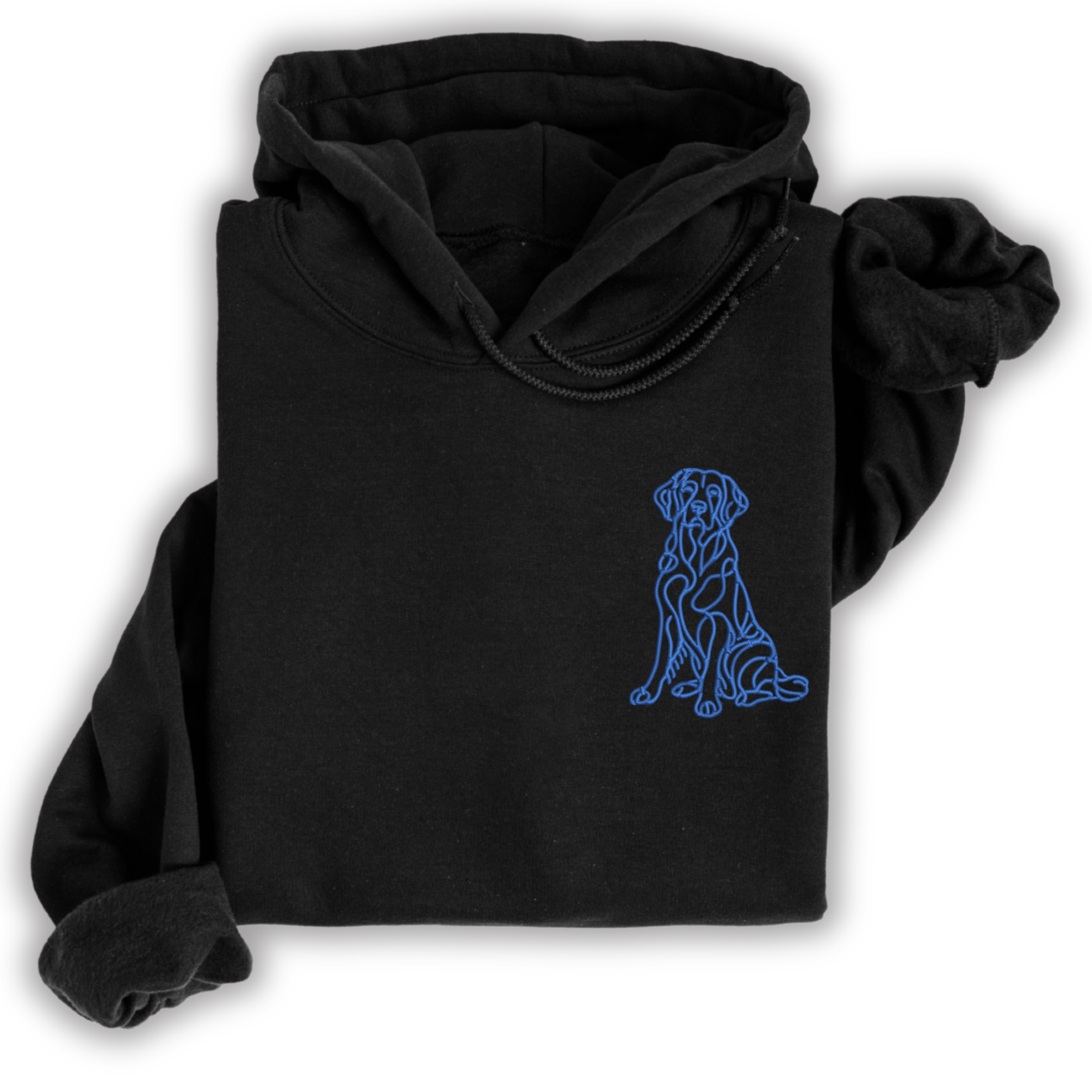Hoodie Epagneul Breton gestickt Hund wählbare Stickerei kuschelig Stickerei personalisiert