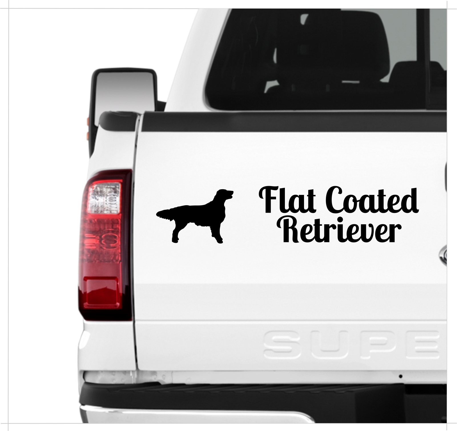 Flat Coated Retriever Flattie Flatcoat der Glatthaarige Retriever Flatte Dog 3er Set  AUTOAUFKLEBER Aufkleber Hunde Hundemotiv by SIVIWONDER