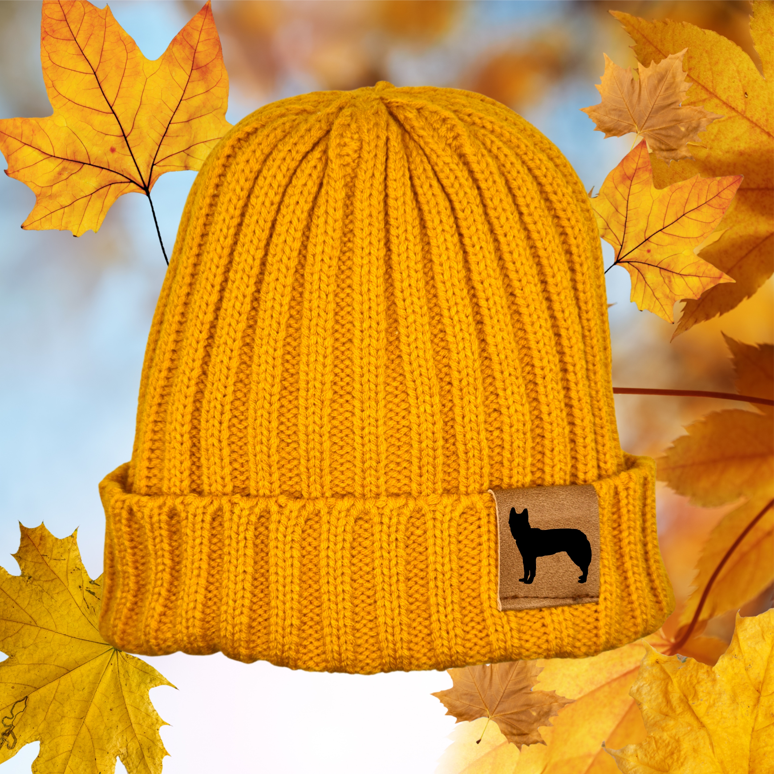 Strickmütze "Husky Siberian Icee"  Beanie Mütze Urban Witzig Spruch Warm Winter Herbst Farben
