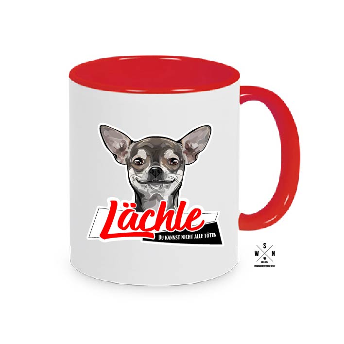 Tasse Kaffebecher LÄCHLE... CHIHUAHUA