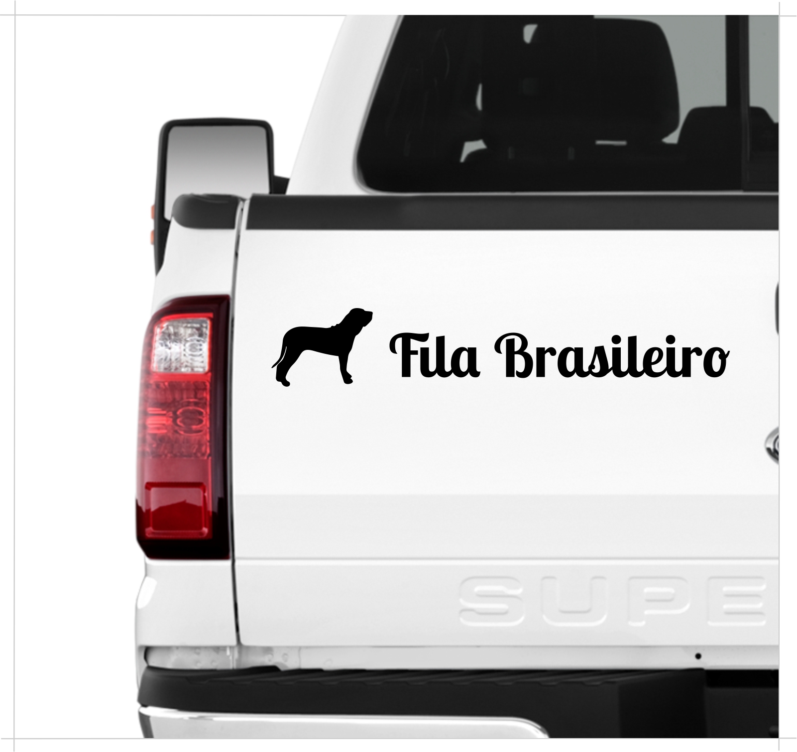 Fila Brasileiro Molosser Brasilien Brasilianischer Mastiff  Dog 3er Set  AUTOAUFKLEBER Aufkleber Hunde Hundemotiv by SIVIWONDER