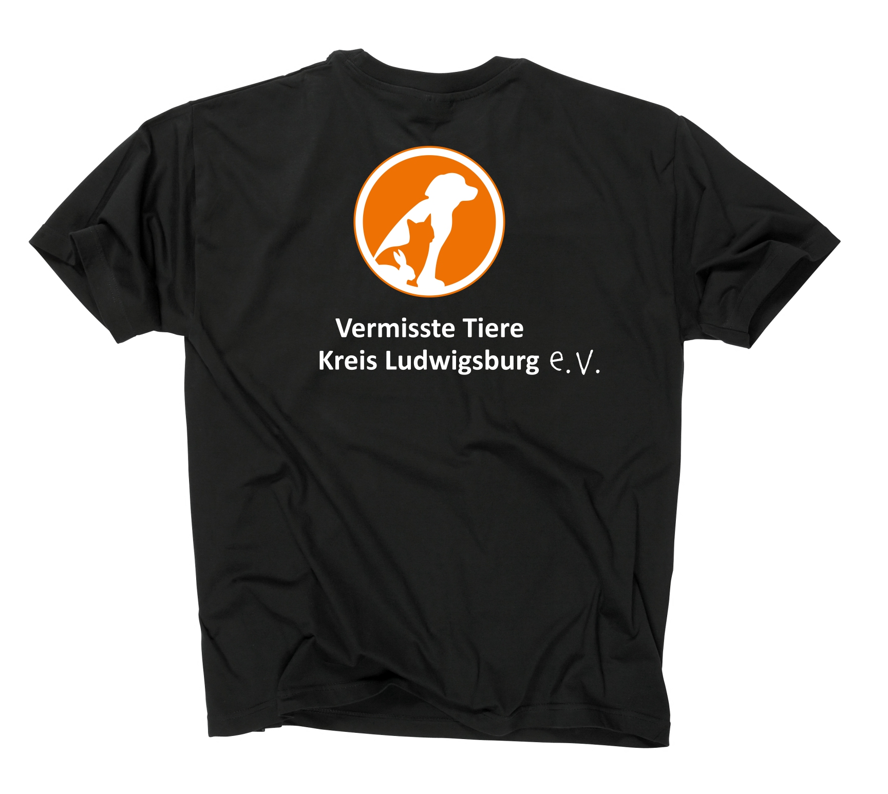 Vermisste Tiere Kreis Ludwigsburg T- Shirt Herren V-Neck
