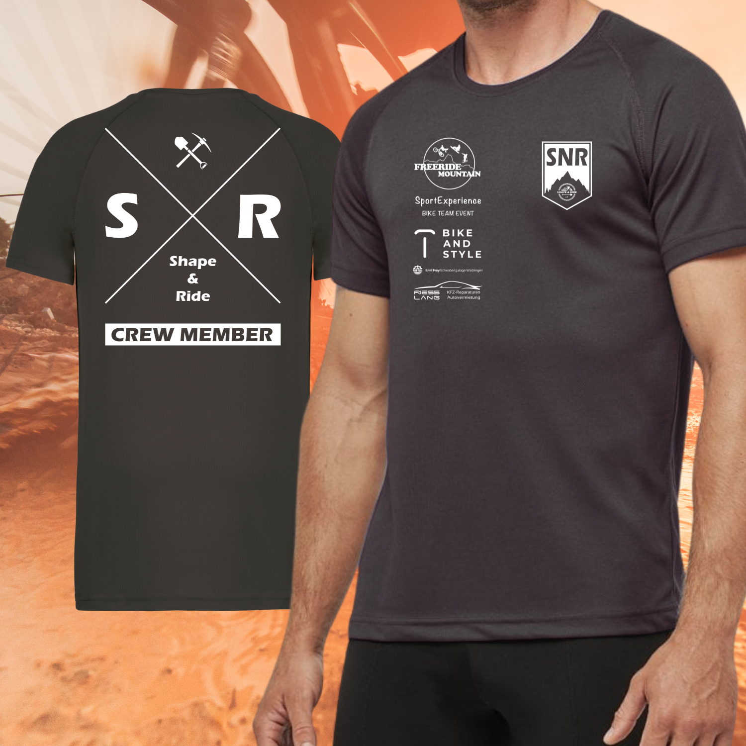 Shape and Ride Jersey kurz Herren Sport Shirt