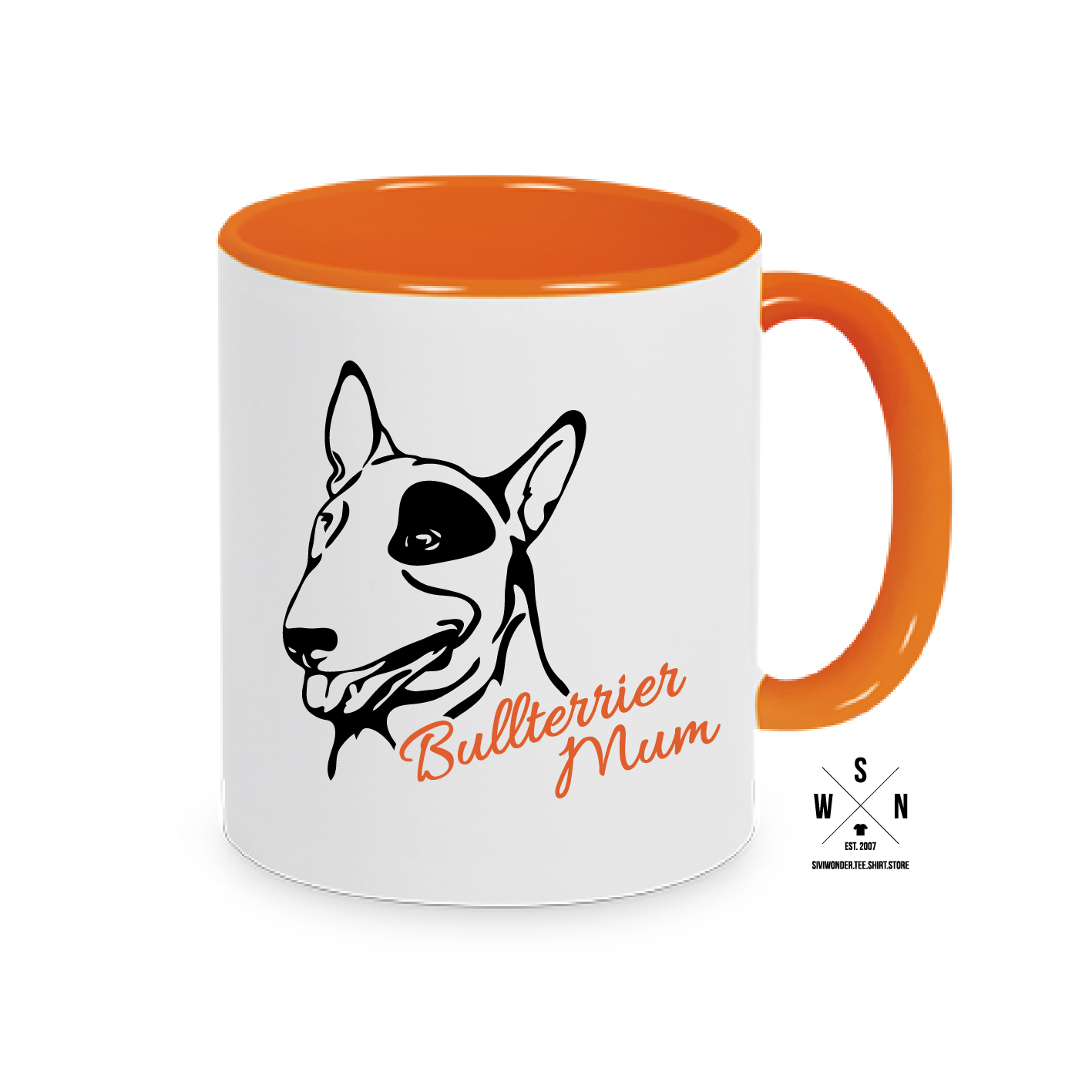Tasse Kaffebecher BULLTERRIER MUM / DAD