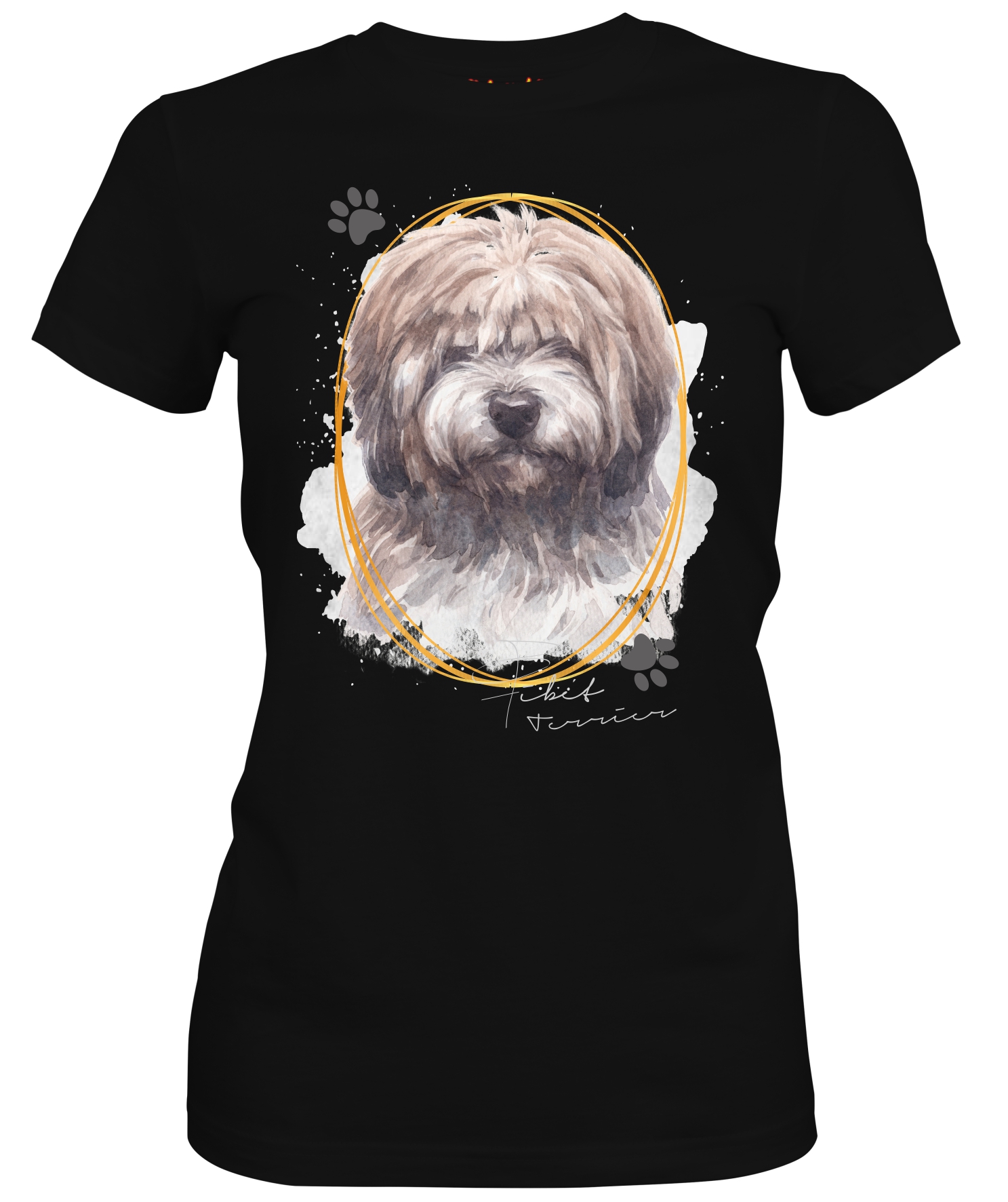 Damen Shirt TIBET TERRIER Signature Dogs Motiv by SIVIWONDER