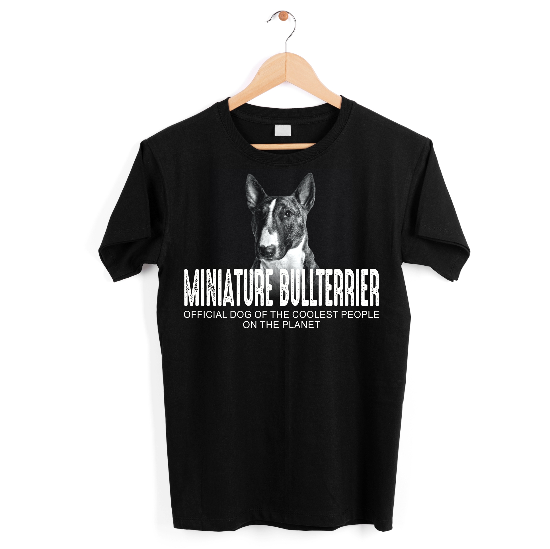 Miniature Bullterrier Mini Bully Unisex Shirt Official Dog cool Leute lustig Hundemotiv T-Shirt