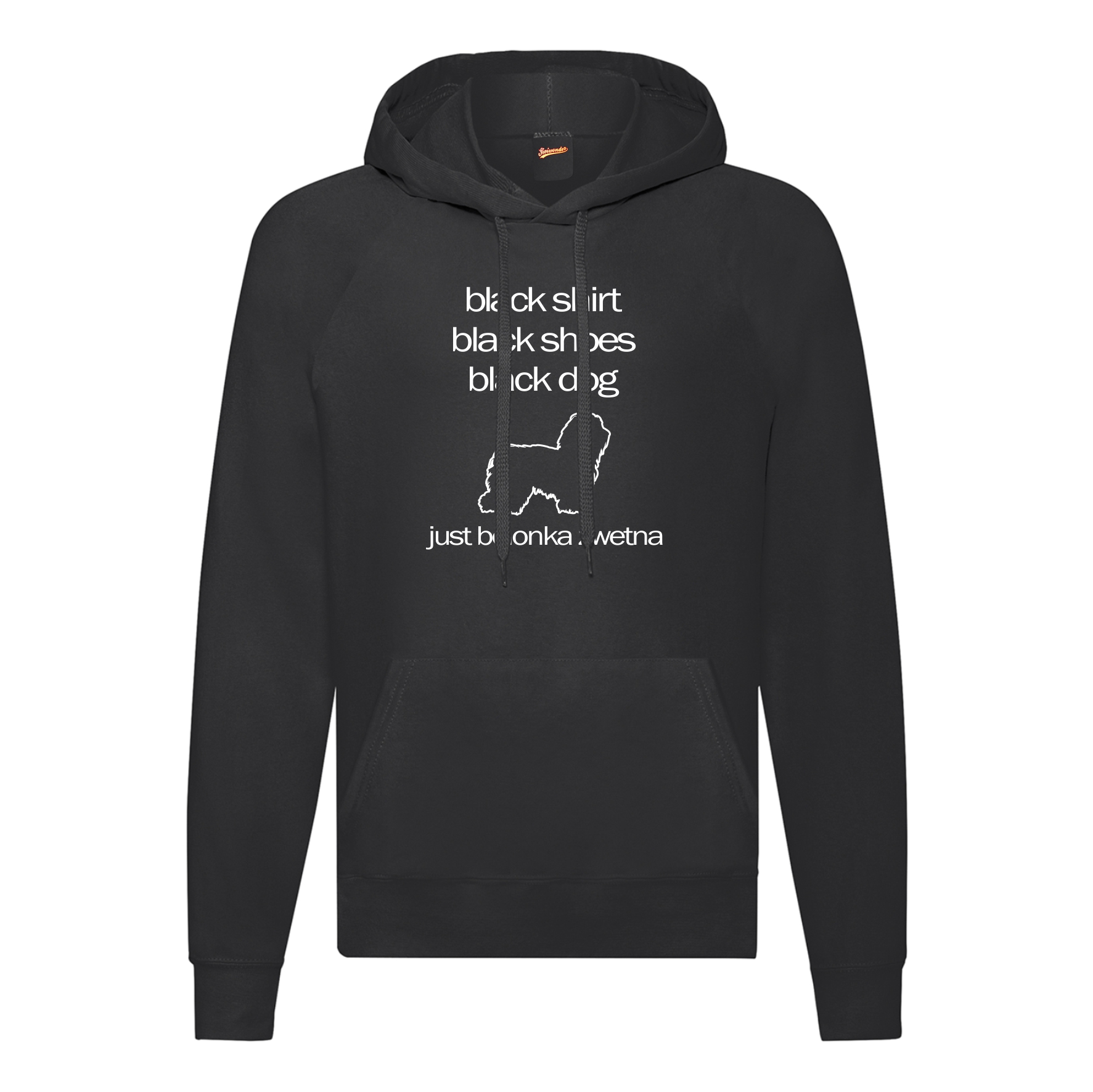 Bolonka Zwetna Black Dog Unisex Sweater Siviwonder Tsvetnaya Russischer Hund
