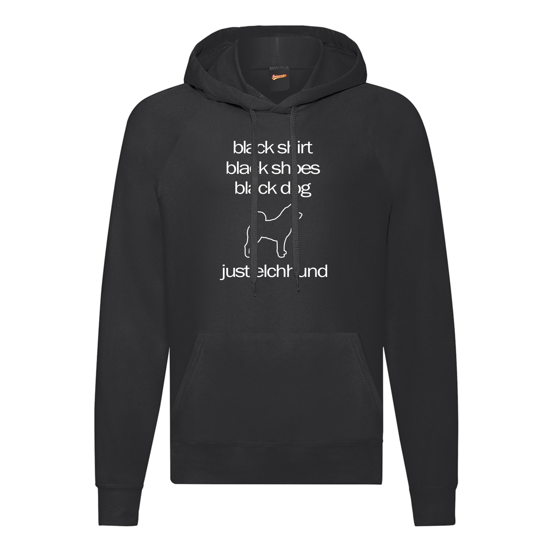 Elchhund Black Dog Unisex Sweater Siviwonder Elch Jagdhund Norwegischer Schwedischer Elkhound Jämthund Wolf
