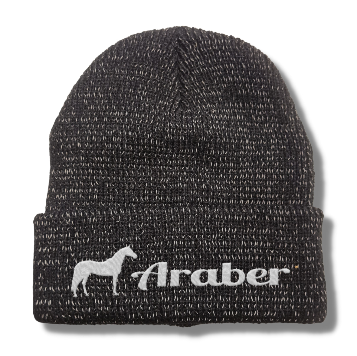 Araber reflektierende Mütze Stickerei Pferd Winter Strickmütze reflex Beanie warm