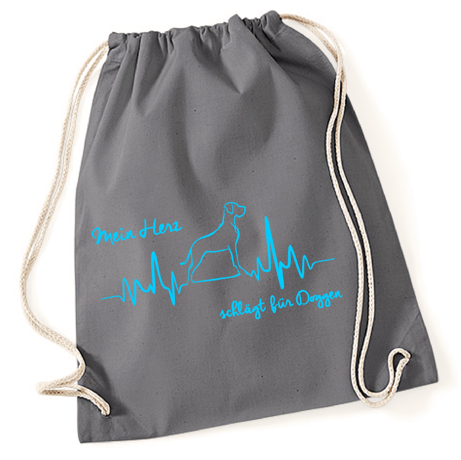 DOGGE TURNBEUTEL HEARTBEAT EKG by SIVIWONDER