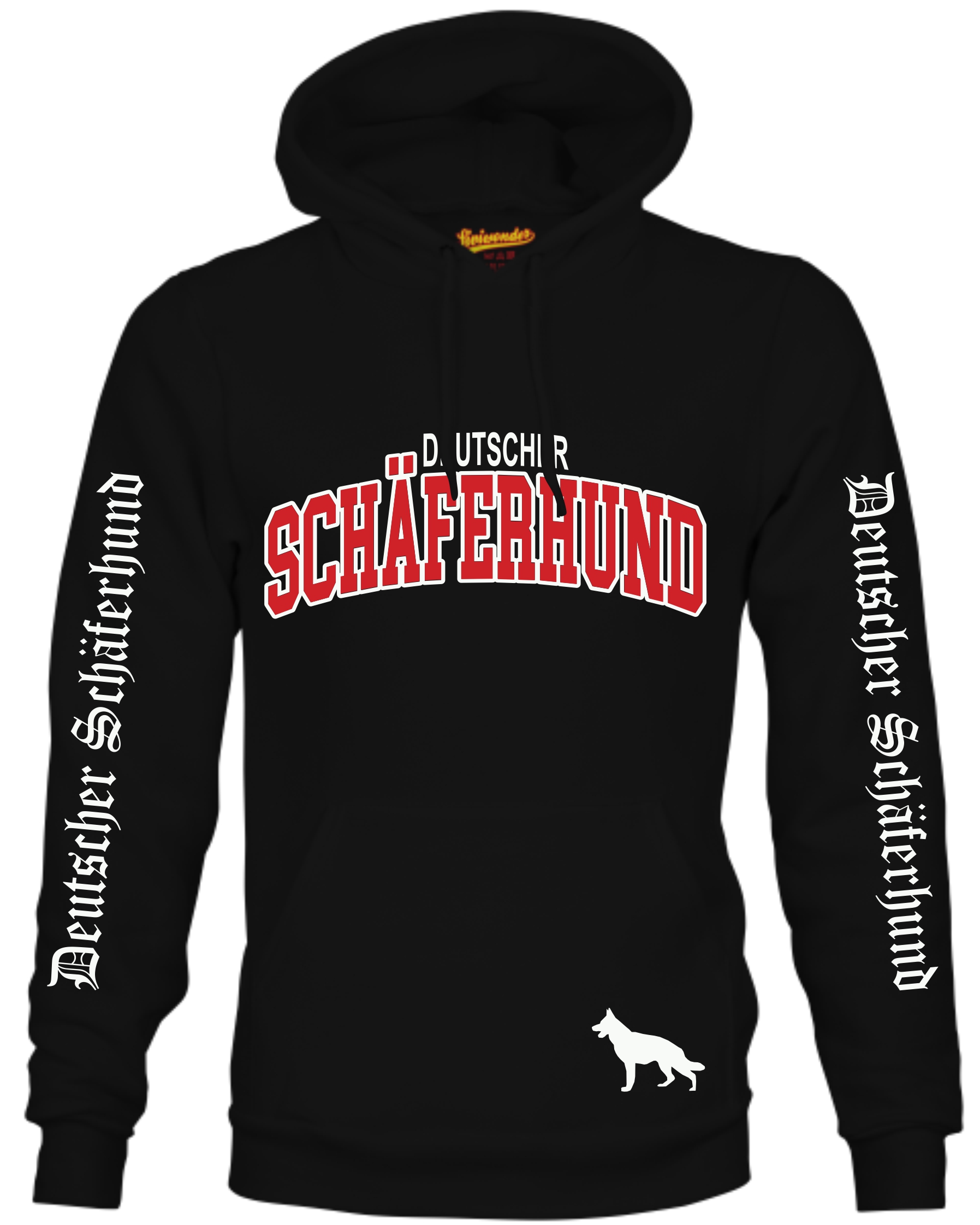 Deutscher Schäferhund Schäfer German Shepherd Dog Hoodie Unisex Sweatshirt Extreme Hundemotiv
