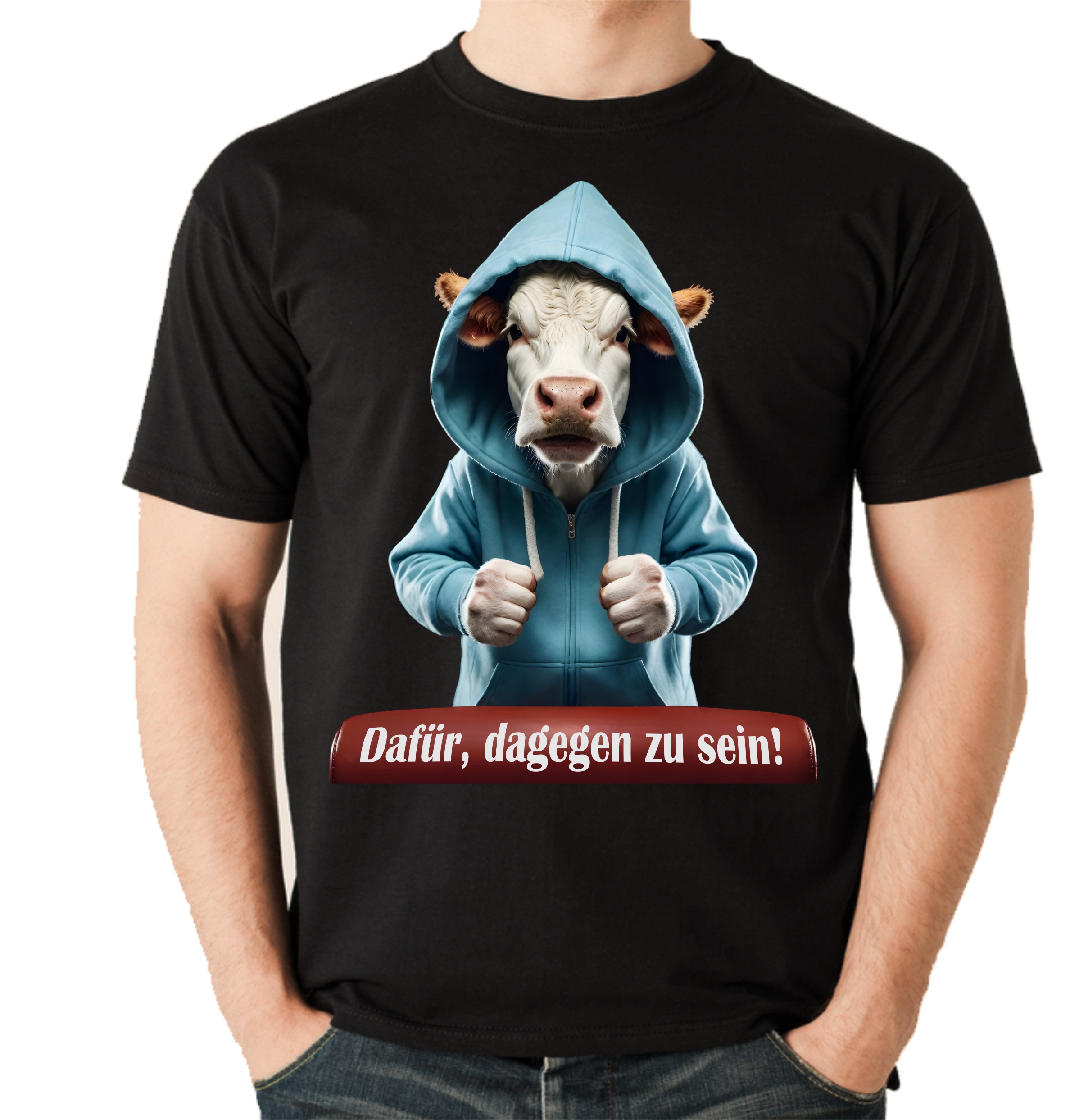 Kuh Bauern Protest No.3 Shirt Unisex T-Shirt Sprüche Dafür dagegen Cow Landwirt